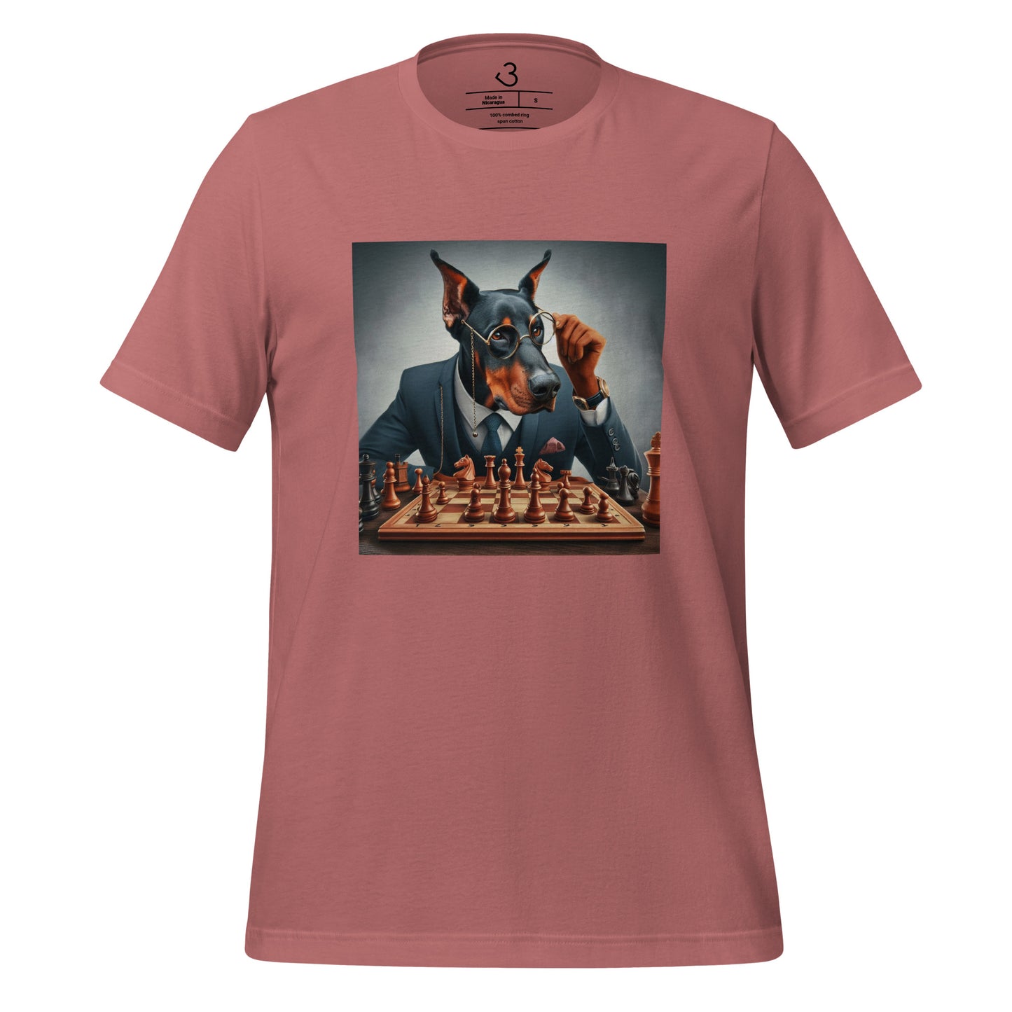 Camiseta Dóberman chess