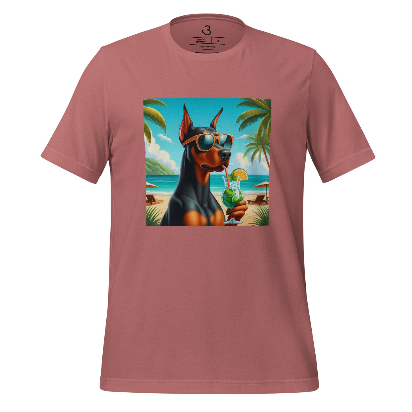 Camiseta Dóberman caribe