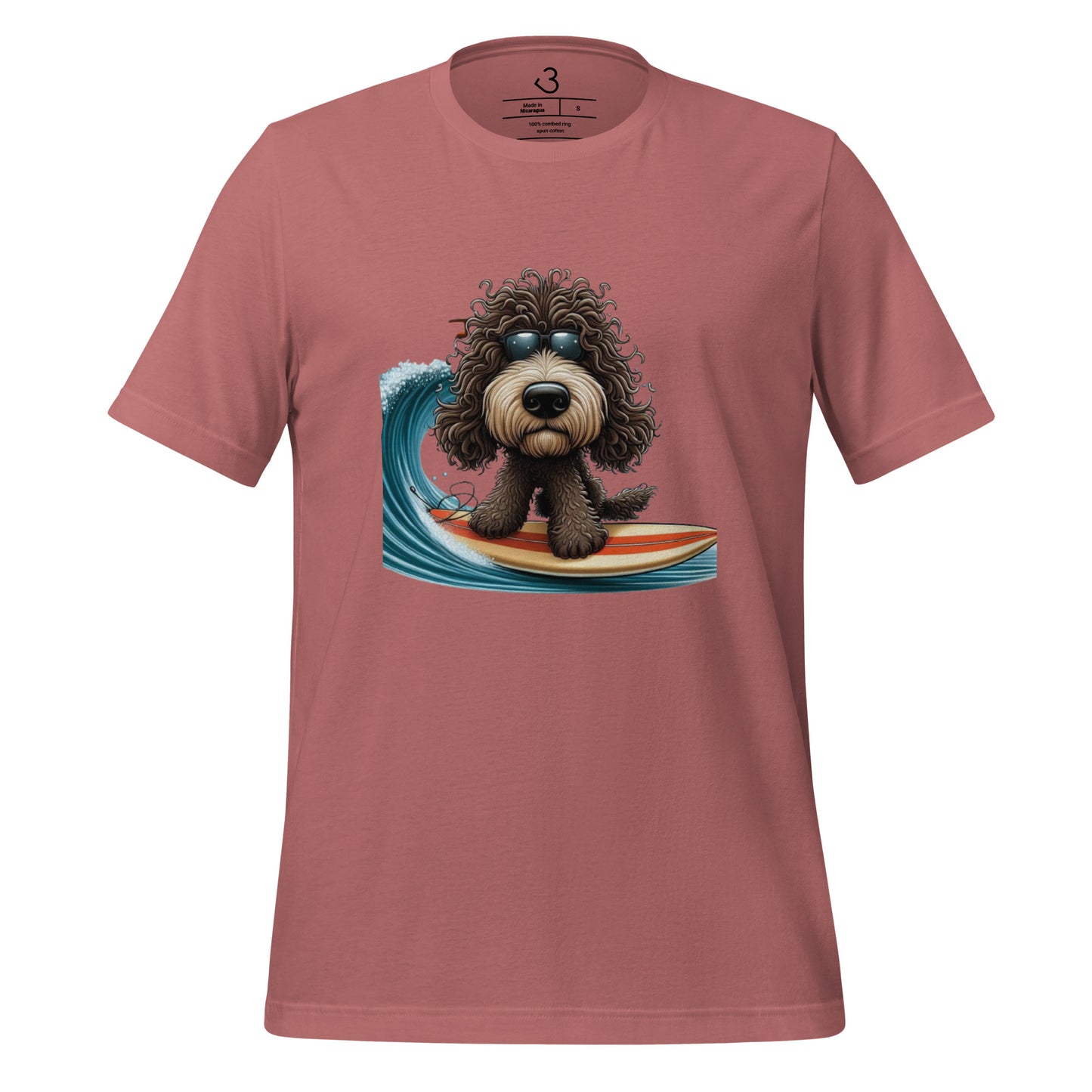 Camiseta water dog surfing