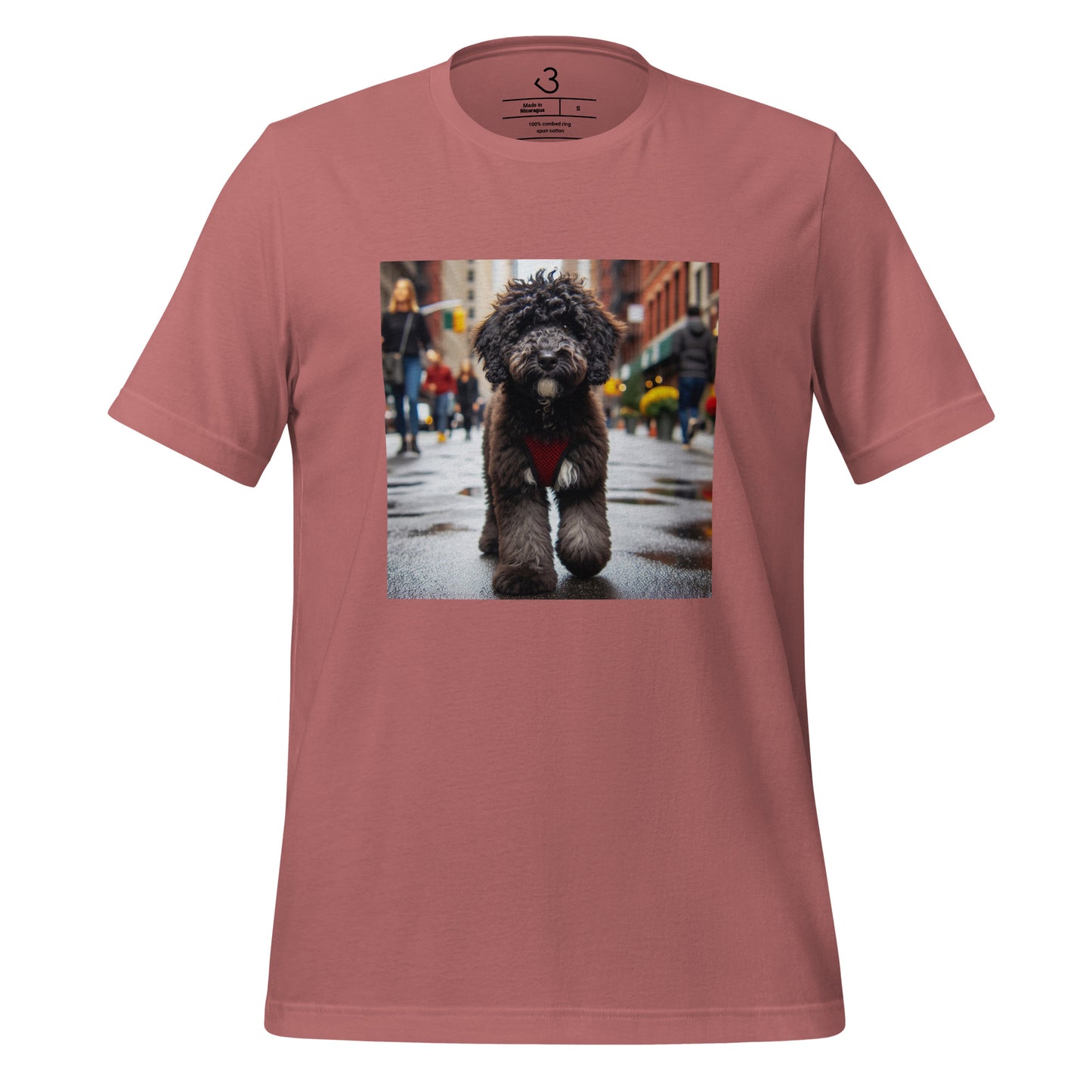 Camiseta water dog walking