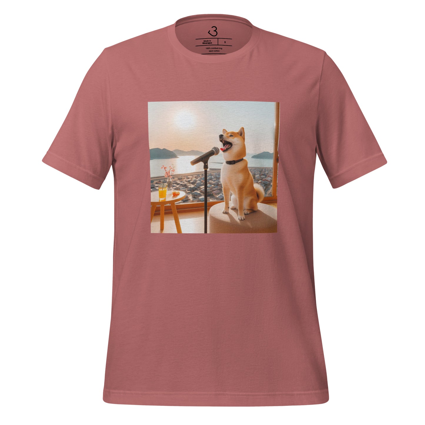 Camiseta shiba inu singer