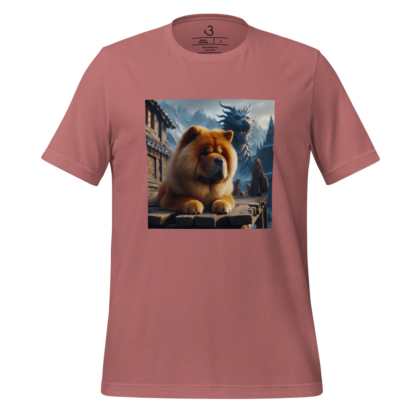 Camiseta chow chow dragon