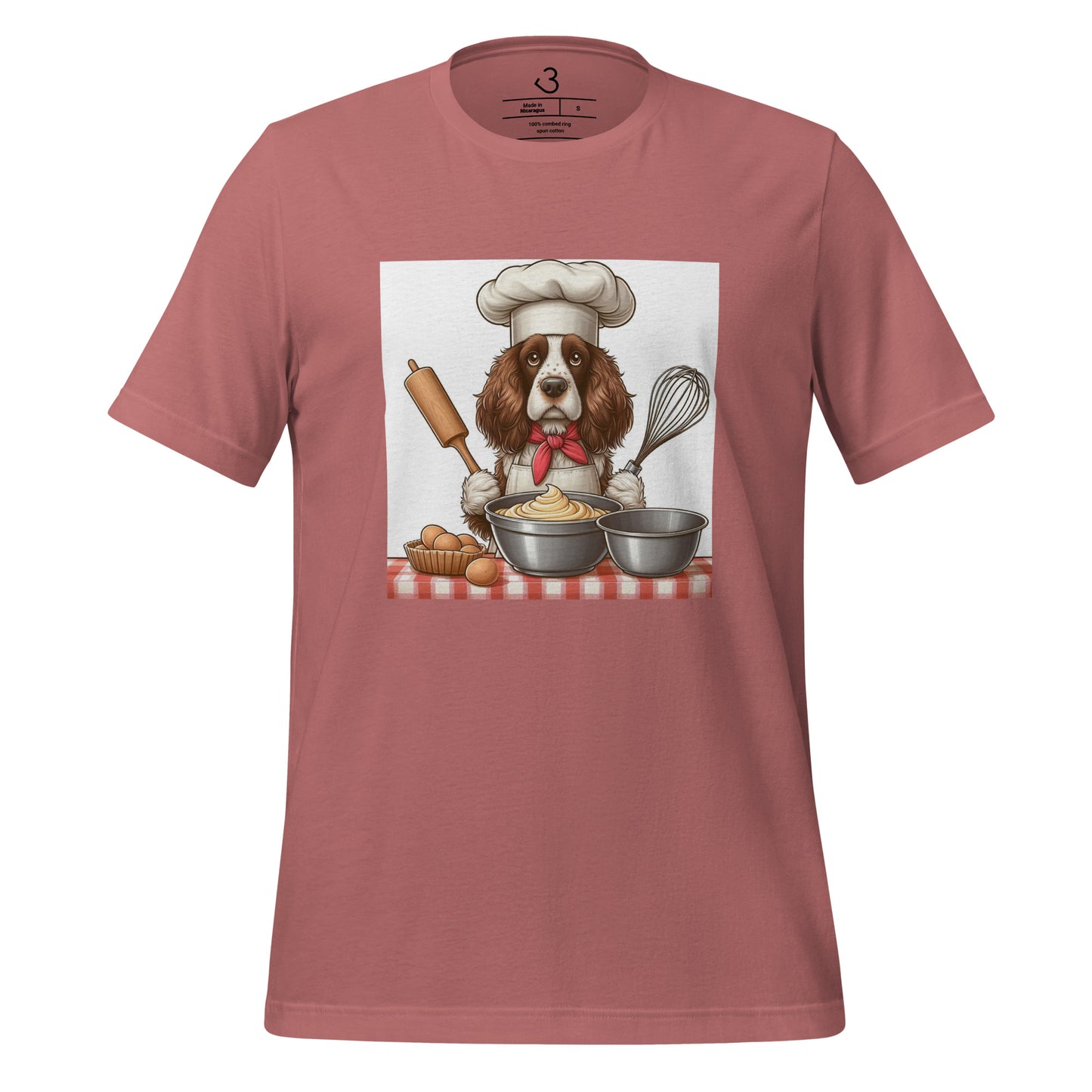 Camiseta cocker cocinero