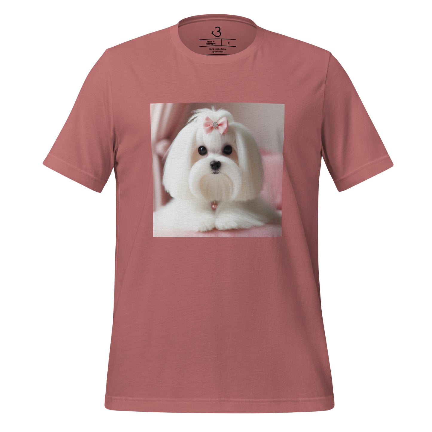 Camiseta bichón maltés princesa