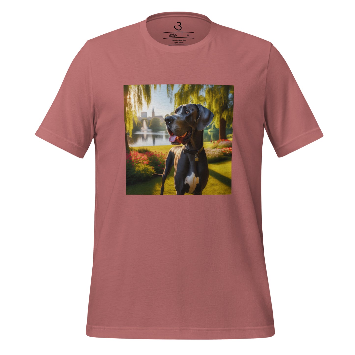 Camiseta gran danés parque