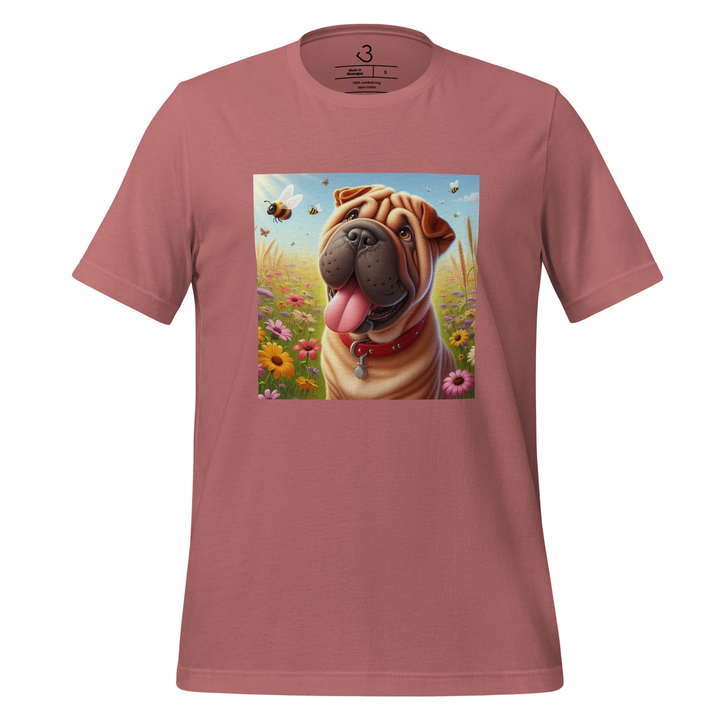 Camiseta shar pei happy