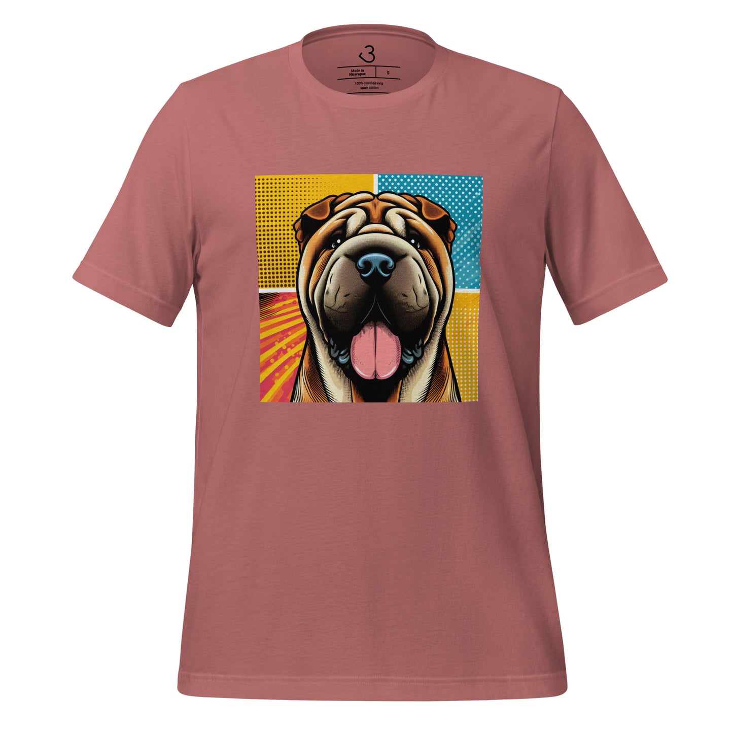 Camiseta shar pei art