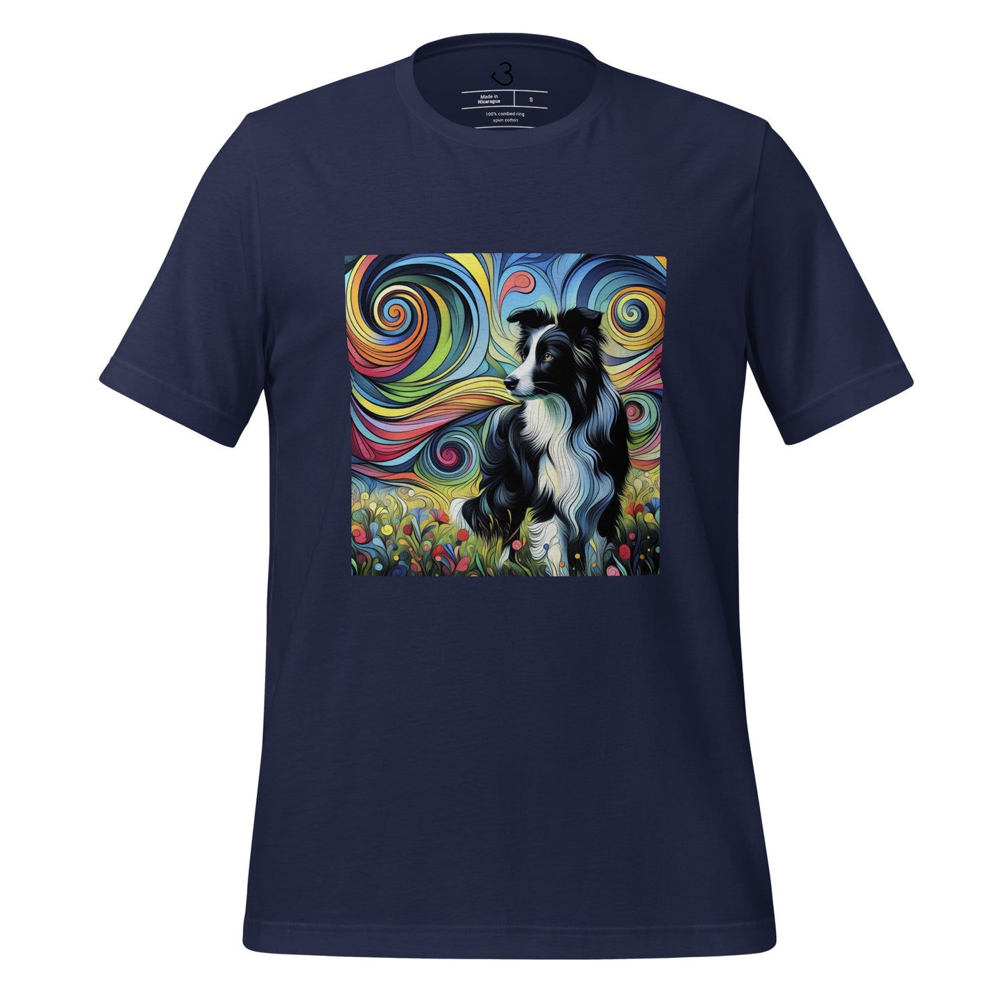 Camiseta collie artistic style