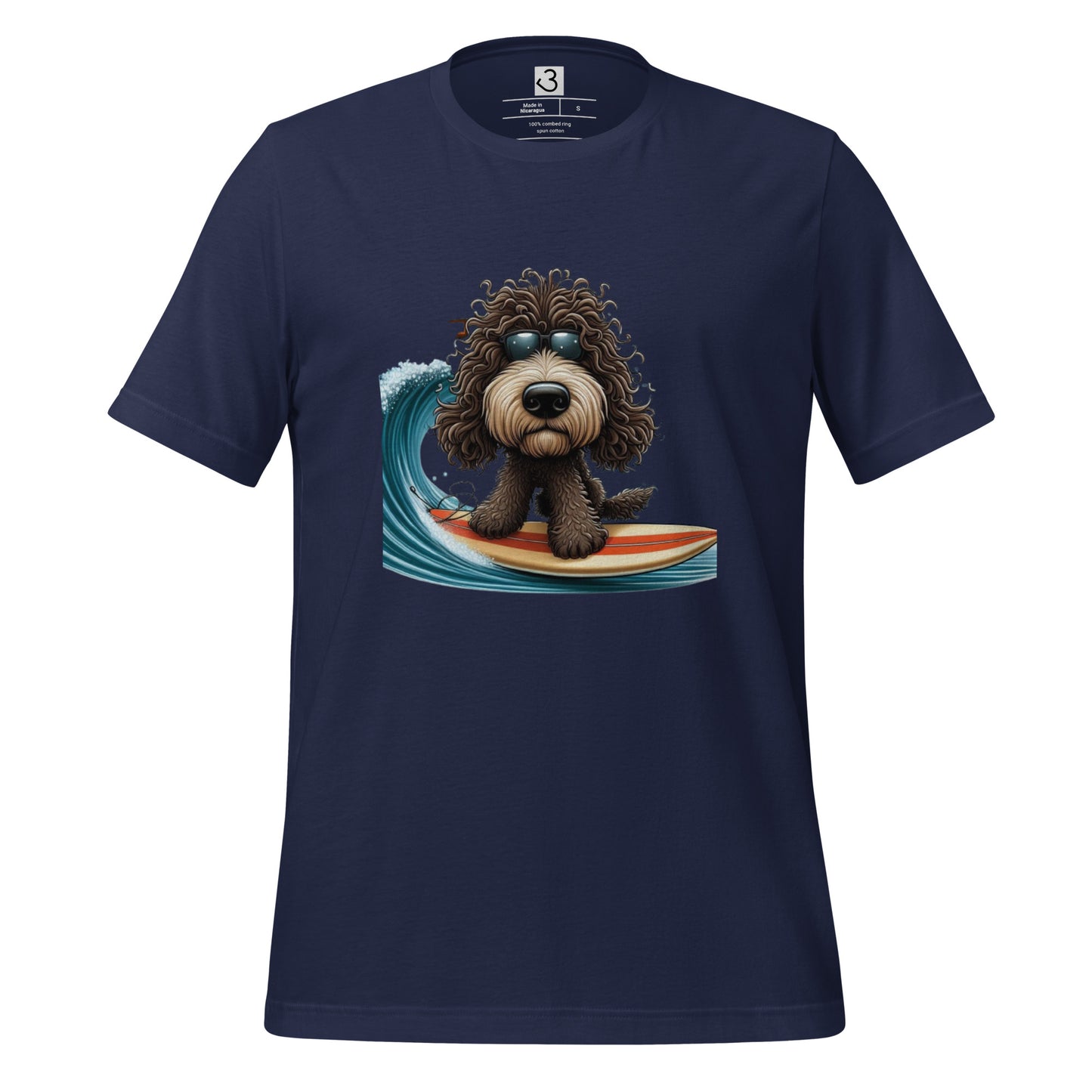 Camiseta water dog surfing