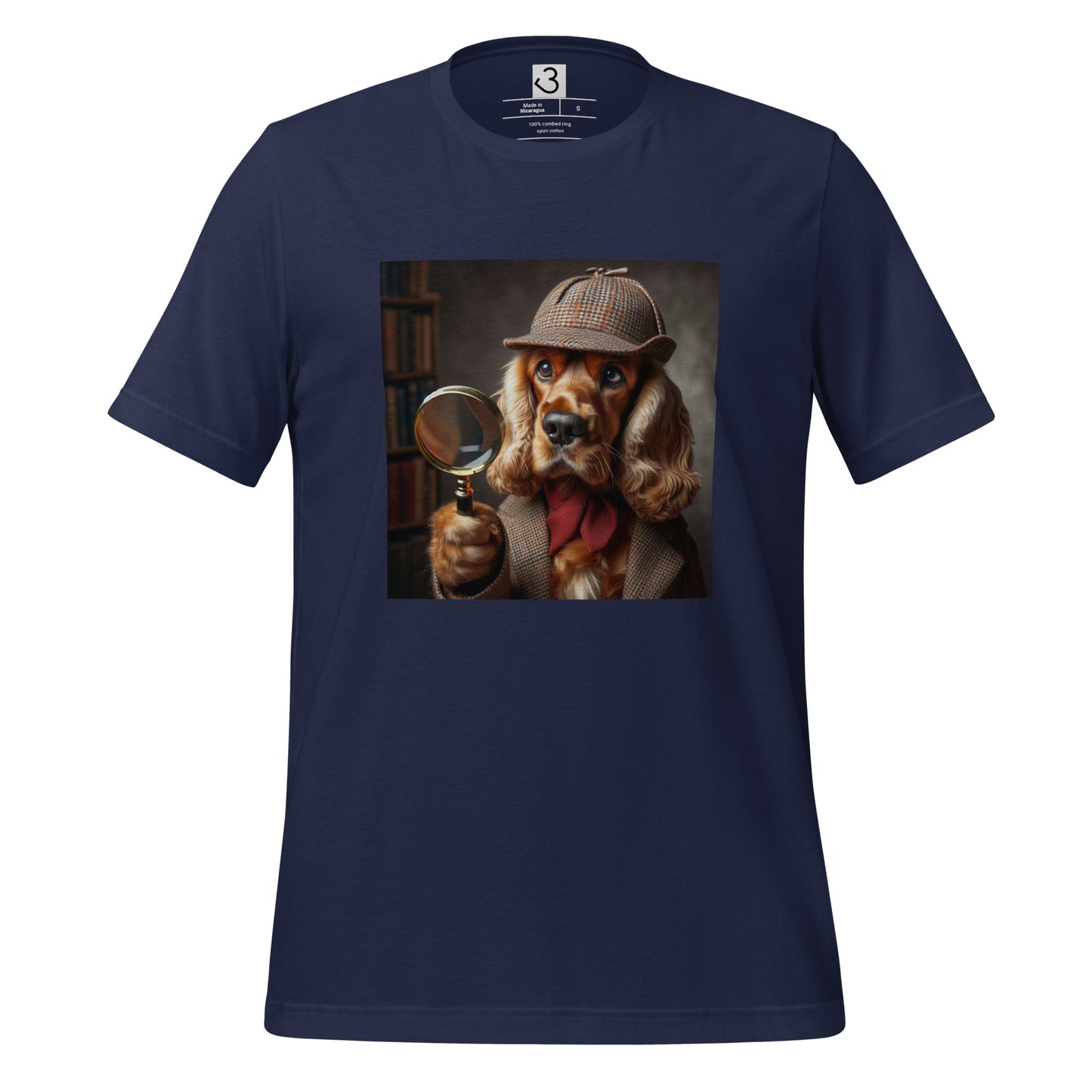 Camiseta  cocker detective