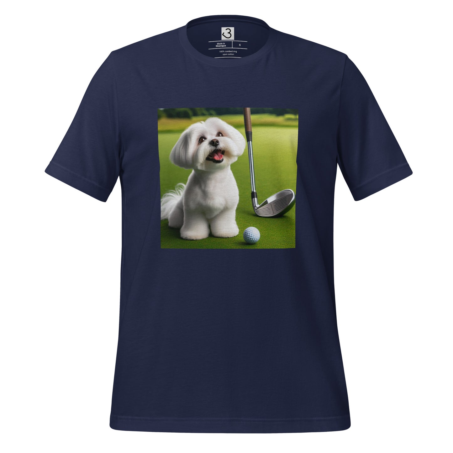 Camiseta bichón maltés golf