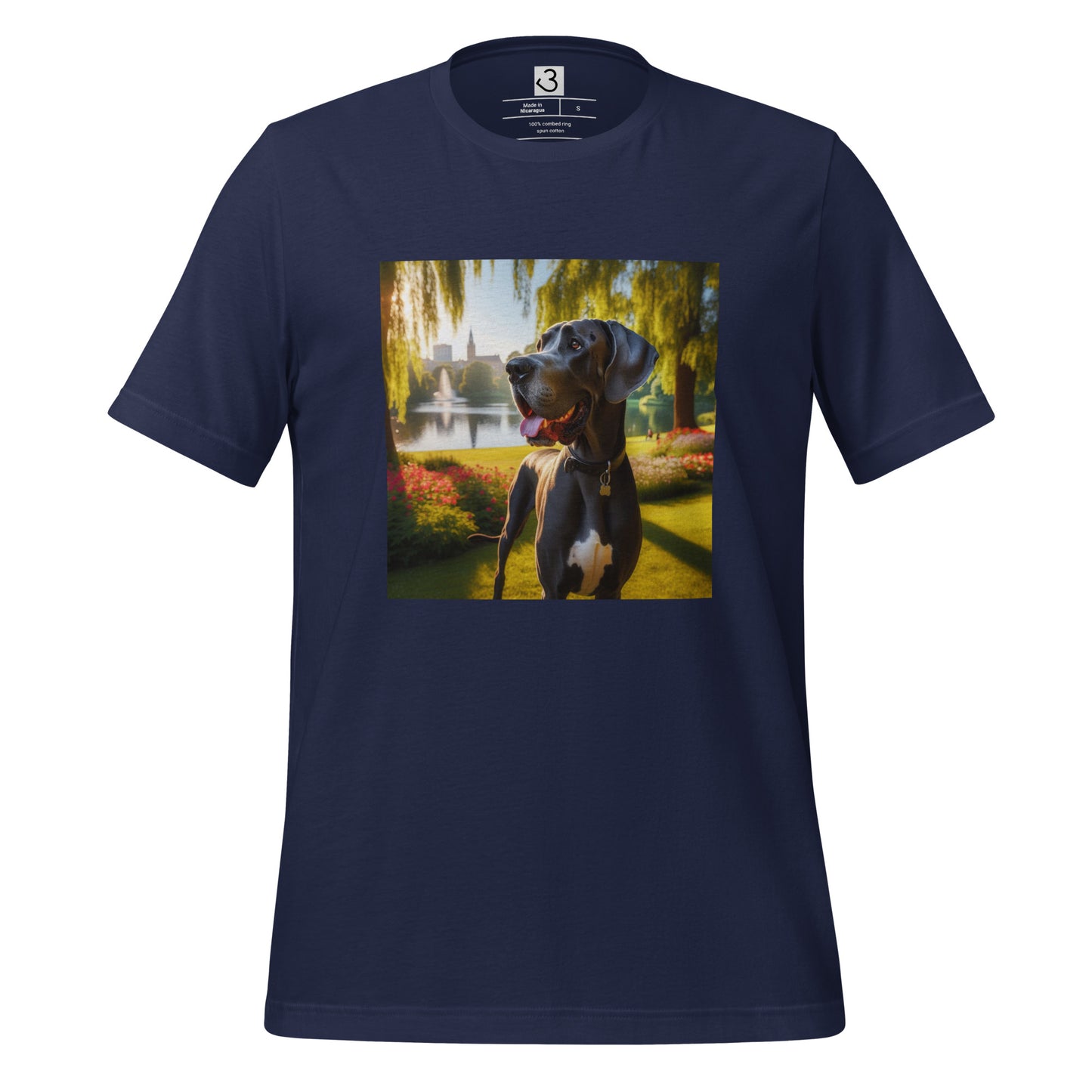 Camiseta gran danés parque