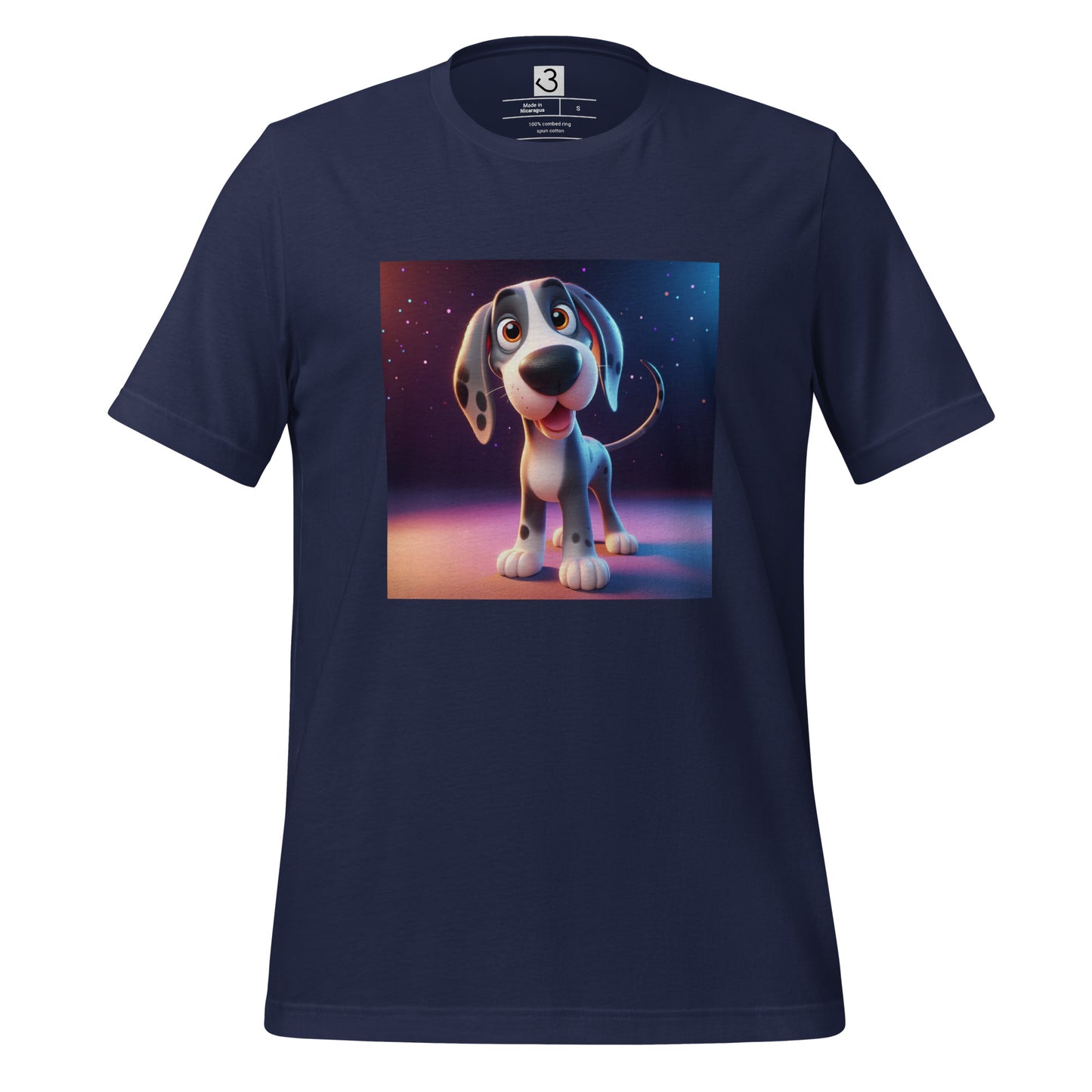 Camiseta gran danés animado