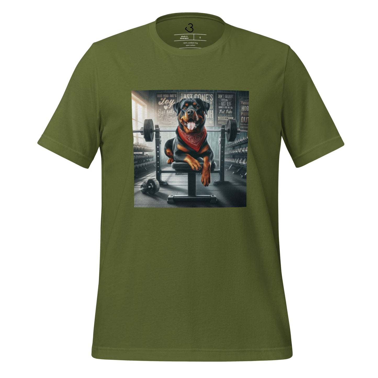 Camiseta rottweiler gym