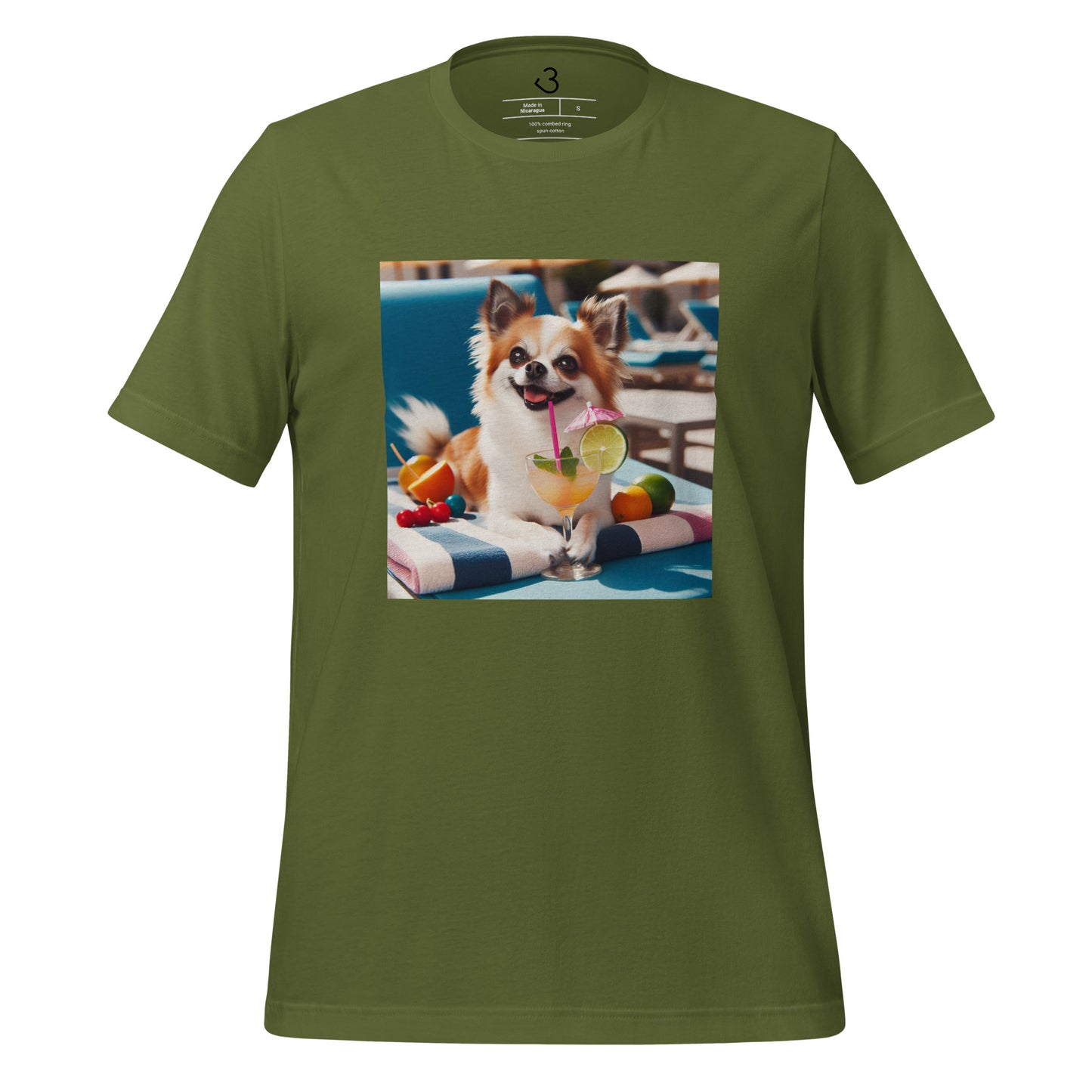 Camiseta chihuahua cocktail