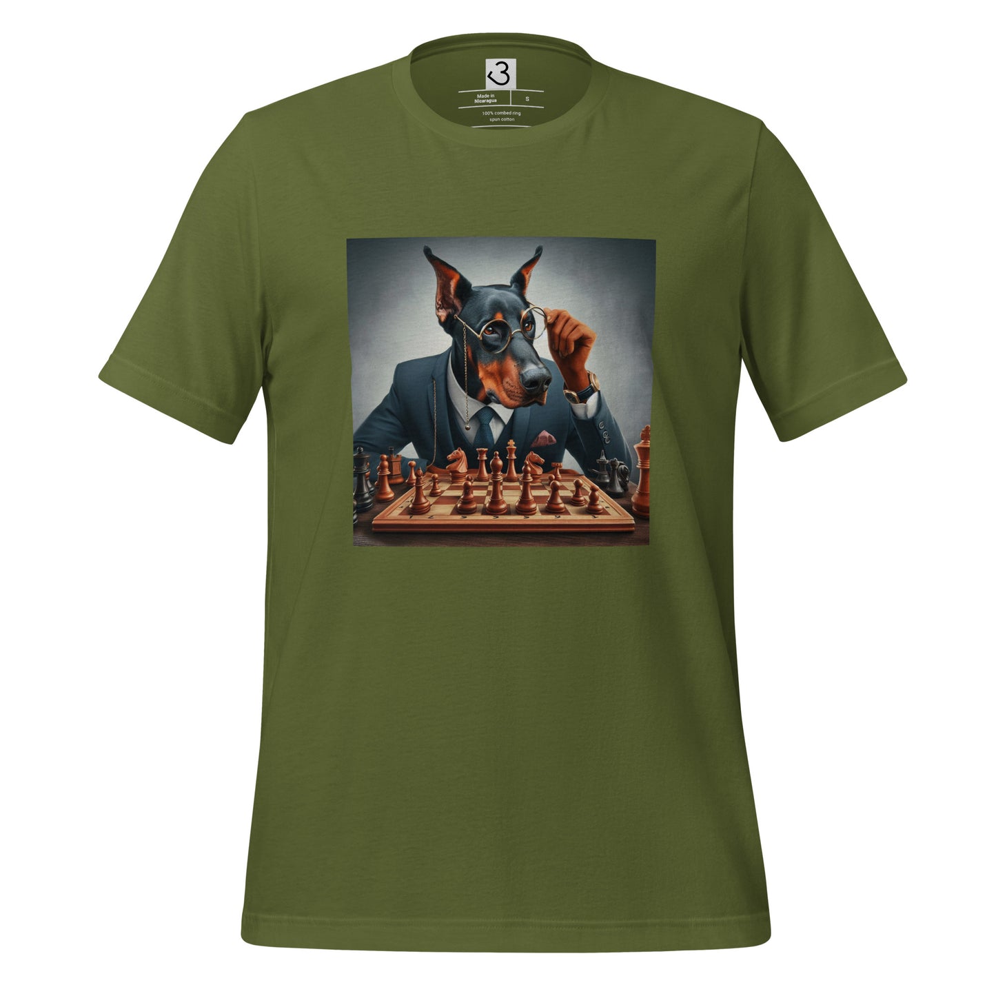 Camiseta Dóberman chess