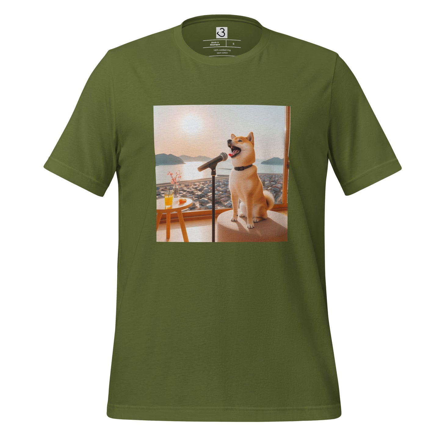 Camiseta shiba inu singer