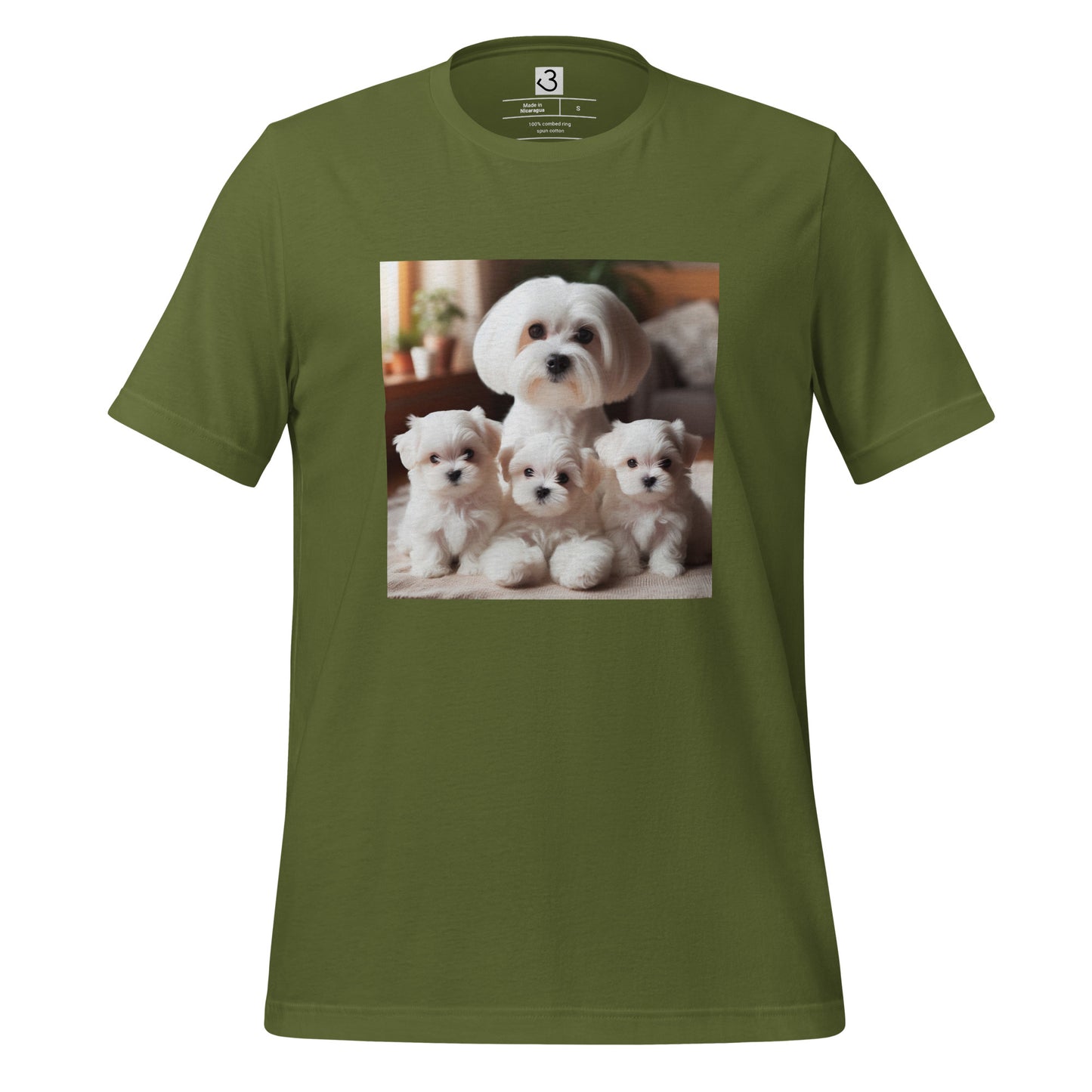 Camiseta bichón maltés family