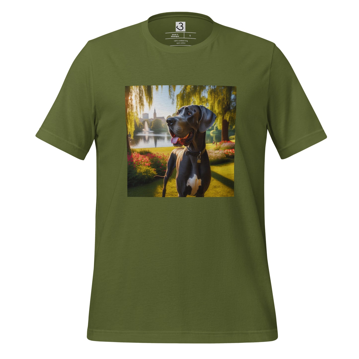 Camiseta gran danés parque