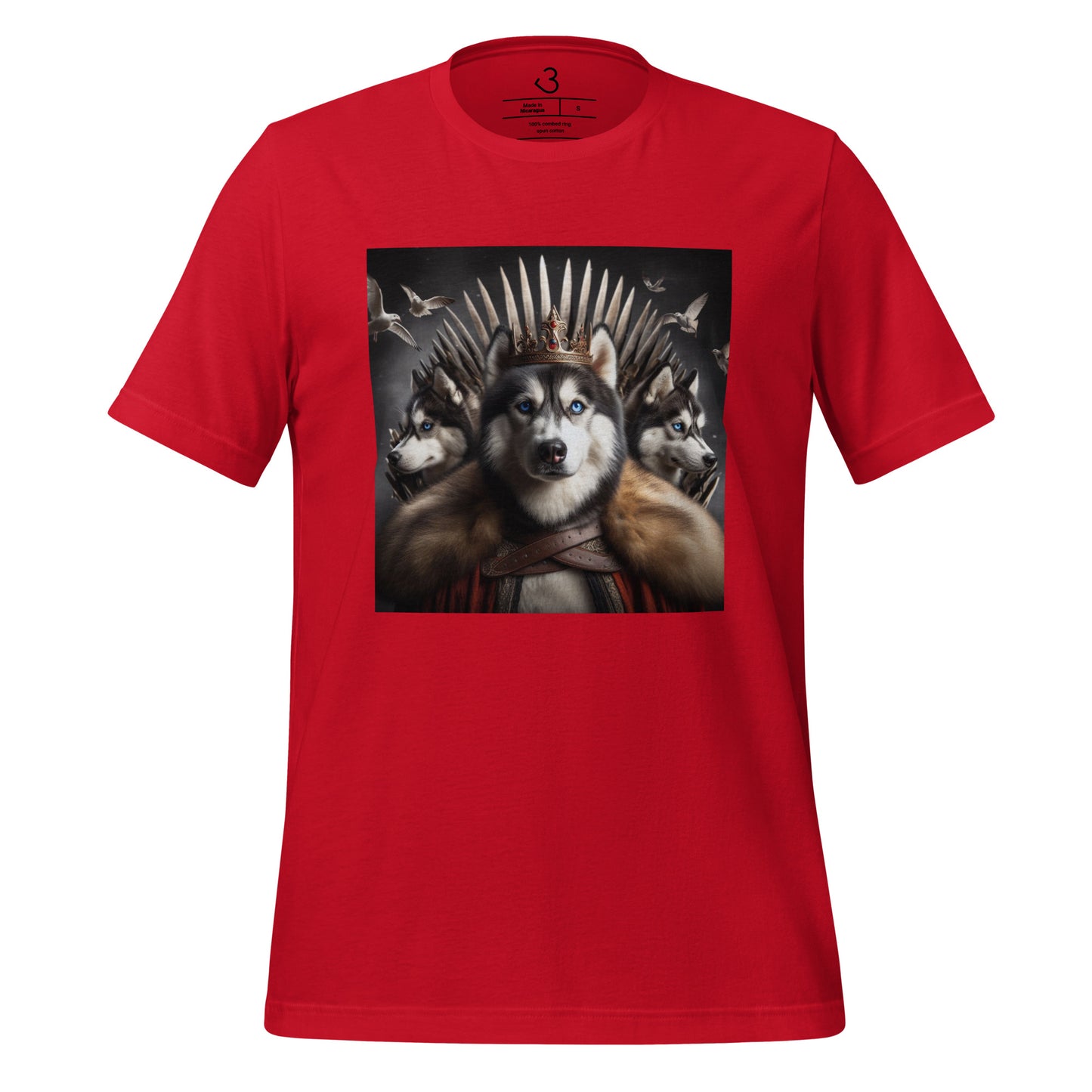 Camiseta husky trono