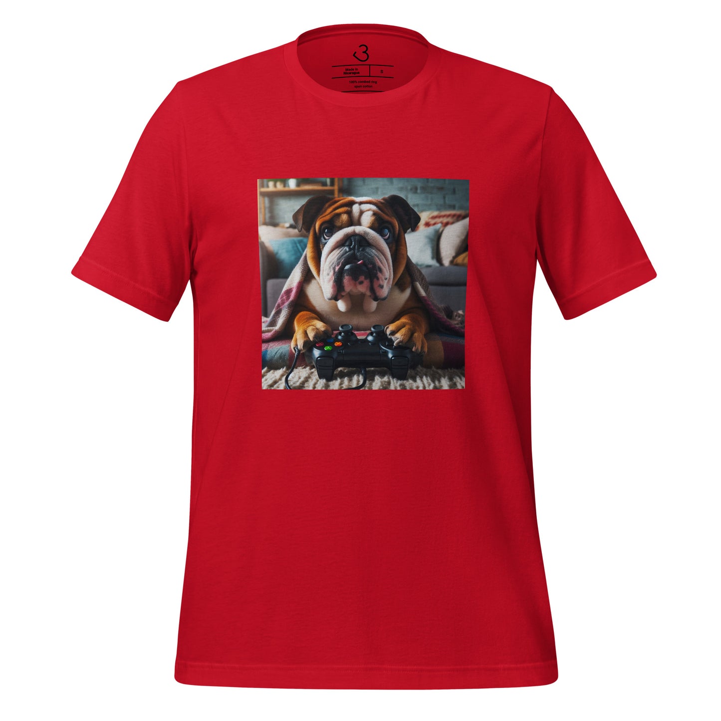 Camiseta bulldog gamer