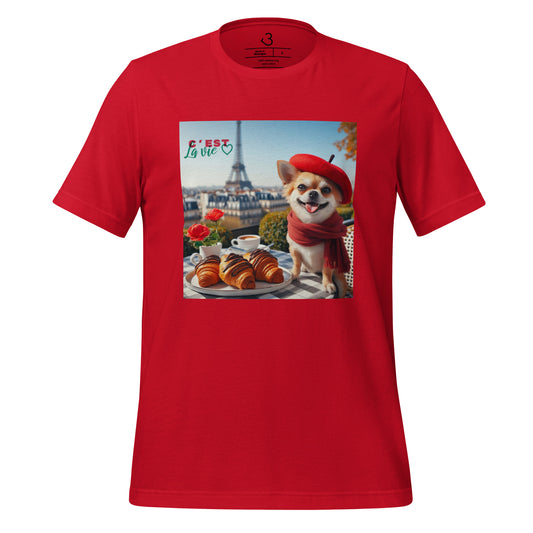 Camiseta chihuahua París