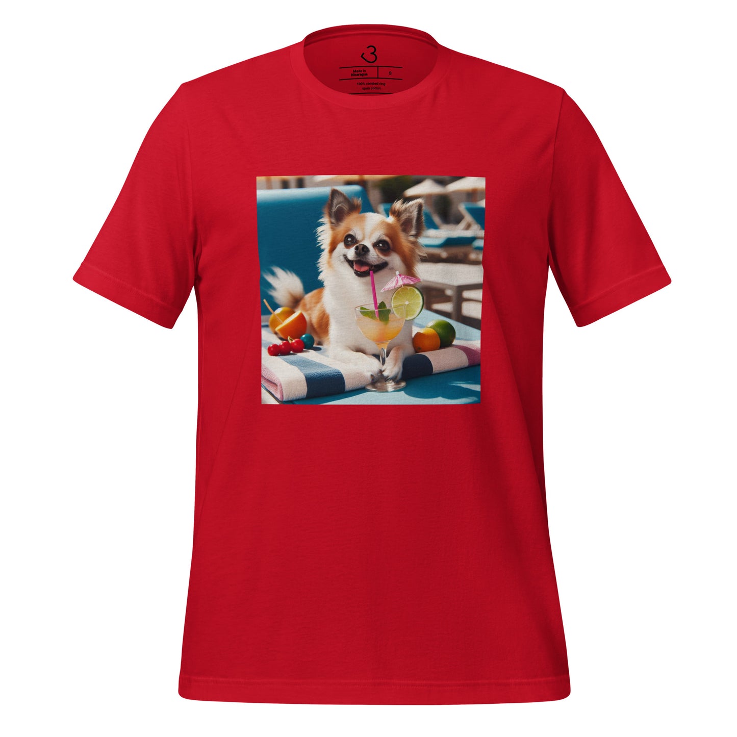 Camiseta chihuahua cocktail