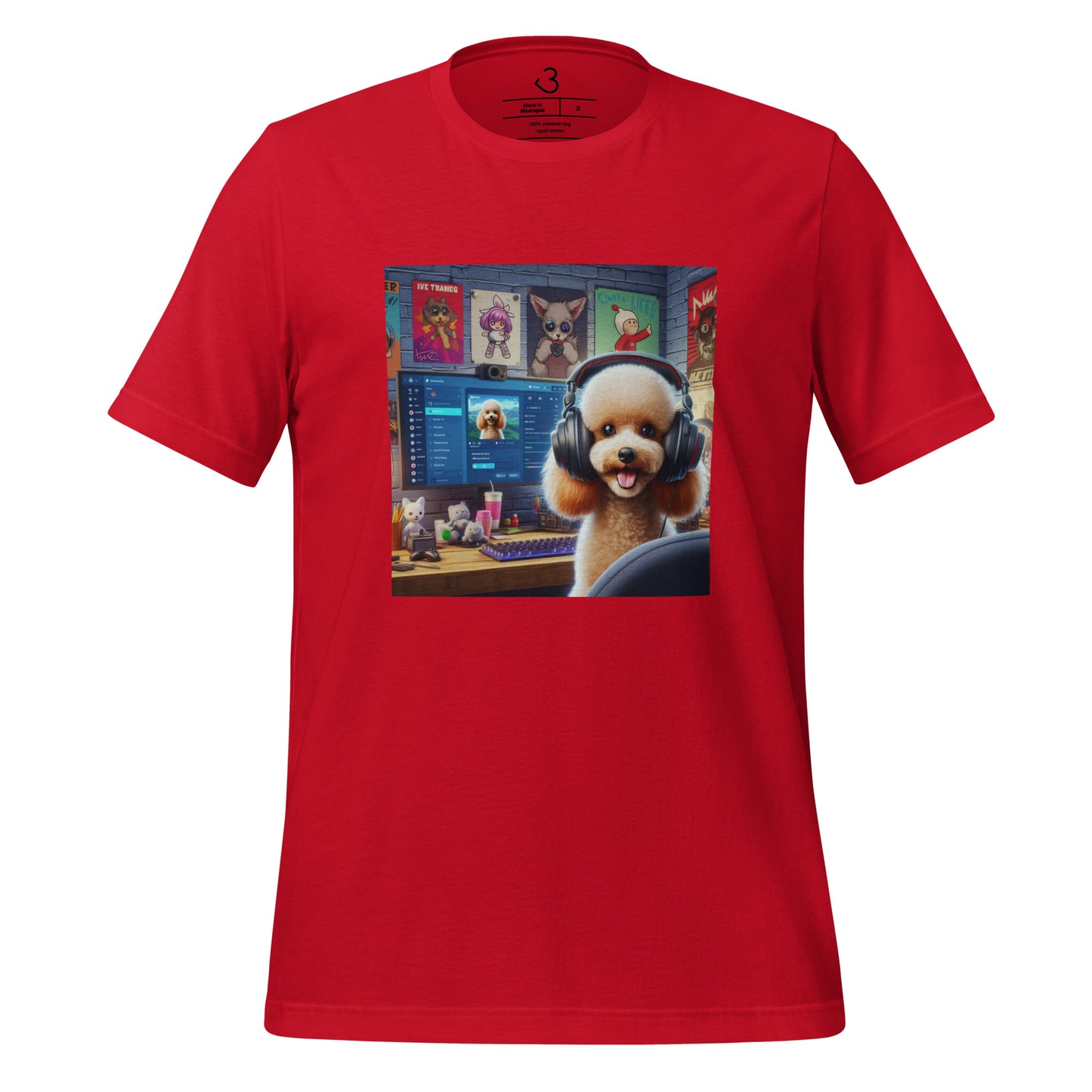 Camiseta caniche streamer