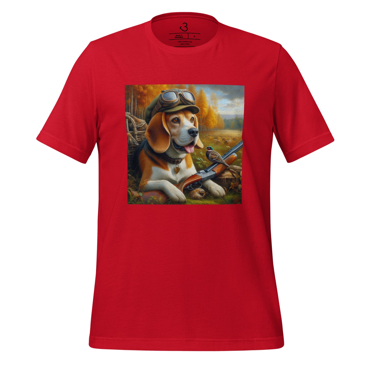 Camiseta beagle campo