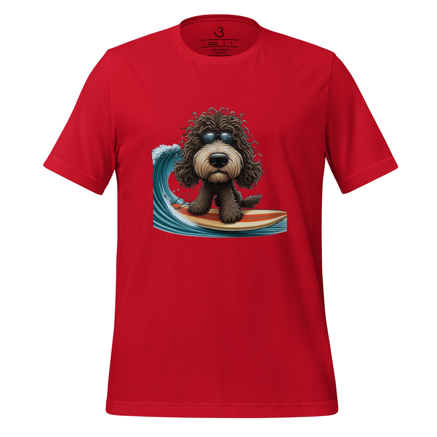 Camiseta water dog surfing