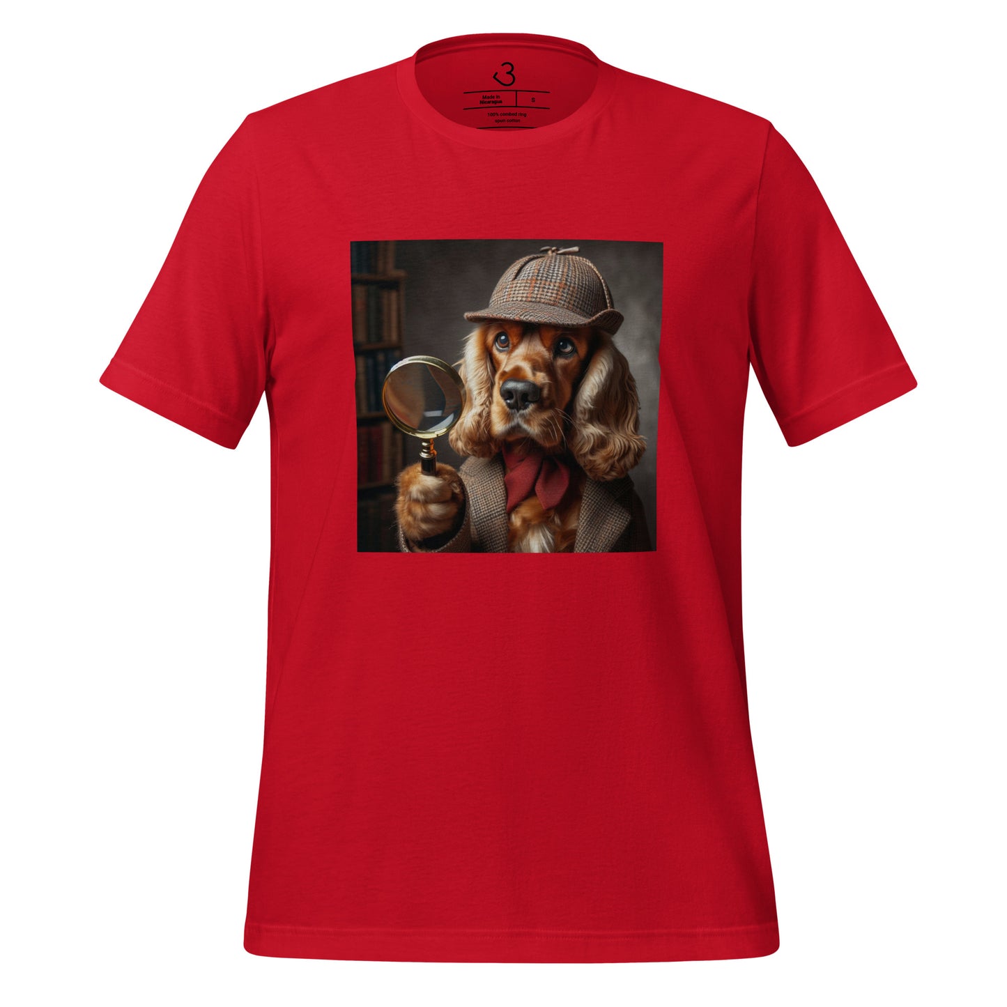 Camiseta  cocker detective