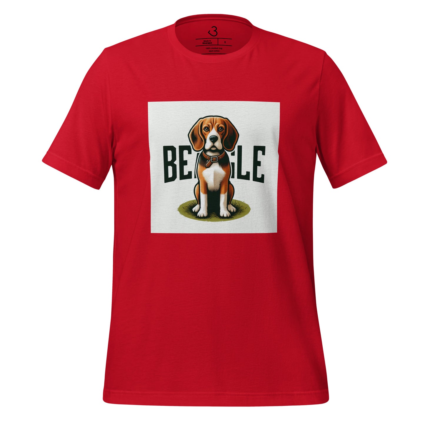 Camiseta beagle letras