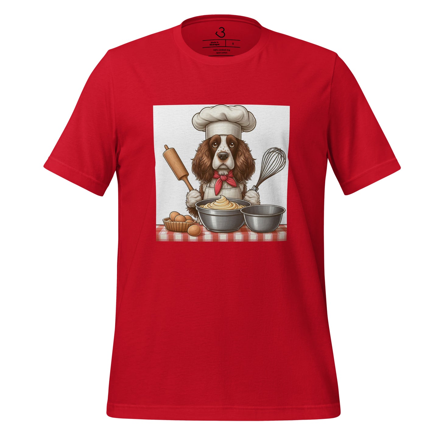 Camiseta cocker cocinero