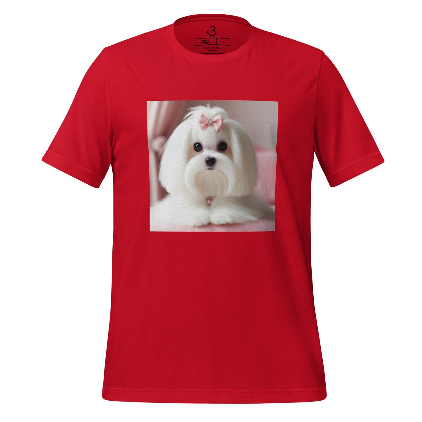 Camiseta bichón maltés princesa