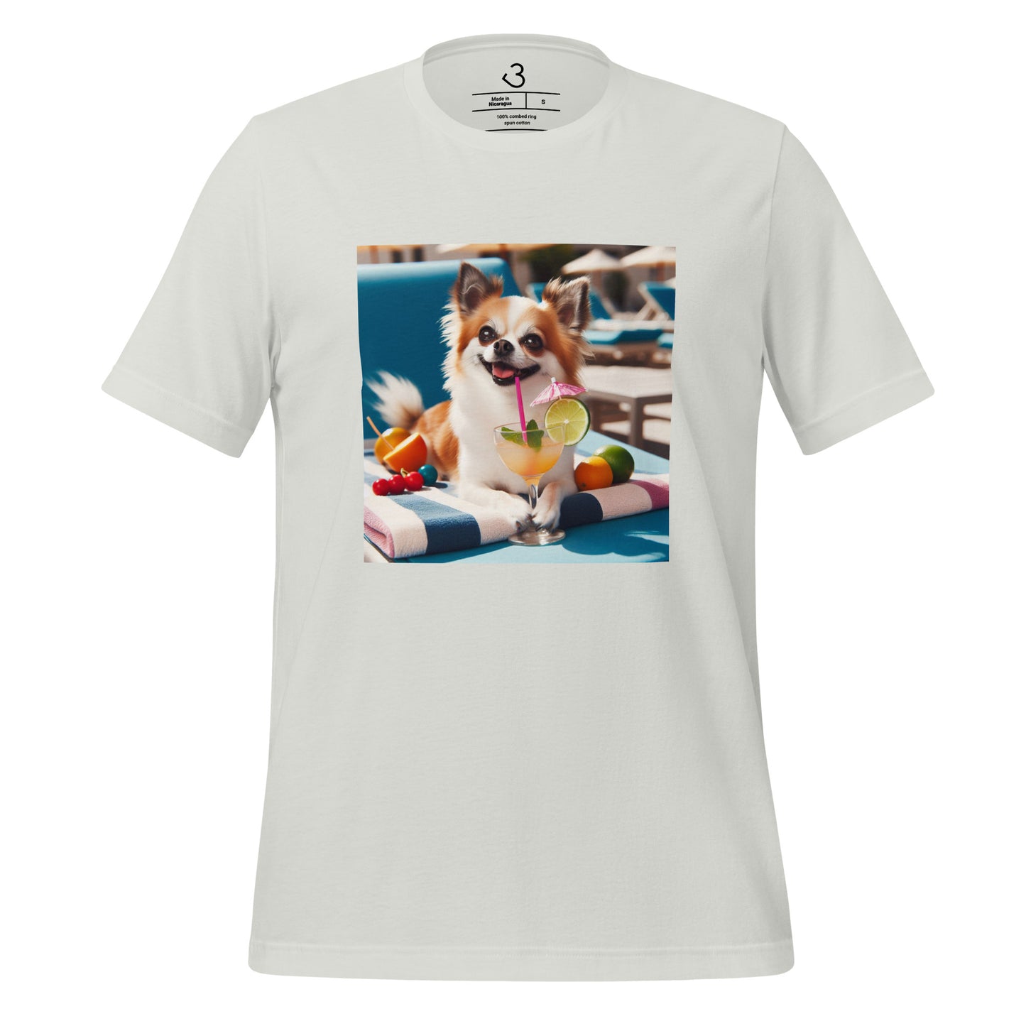 Camiseta chihuahua cocktail