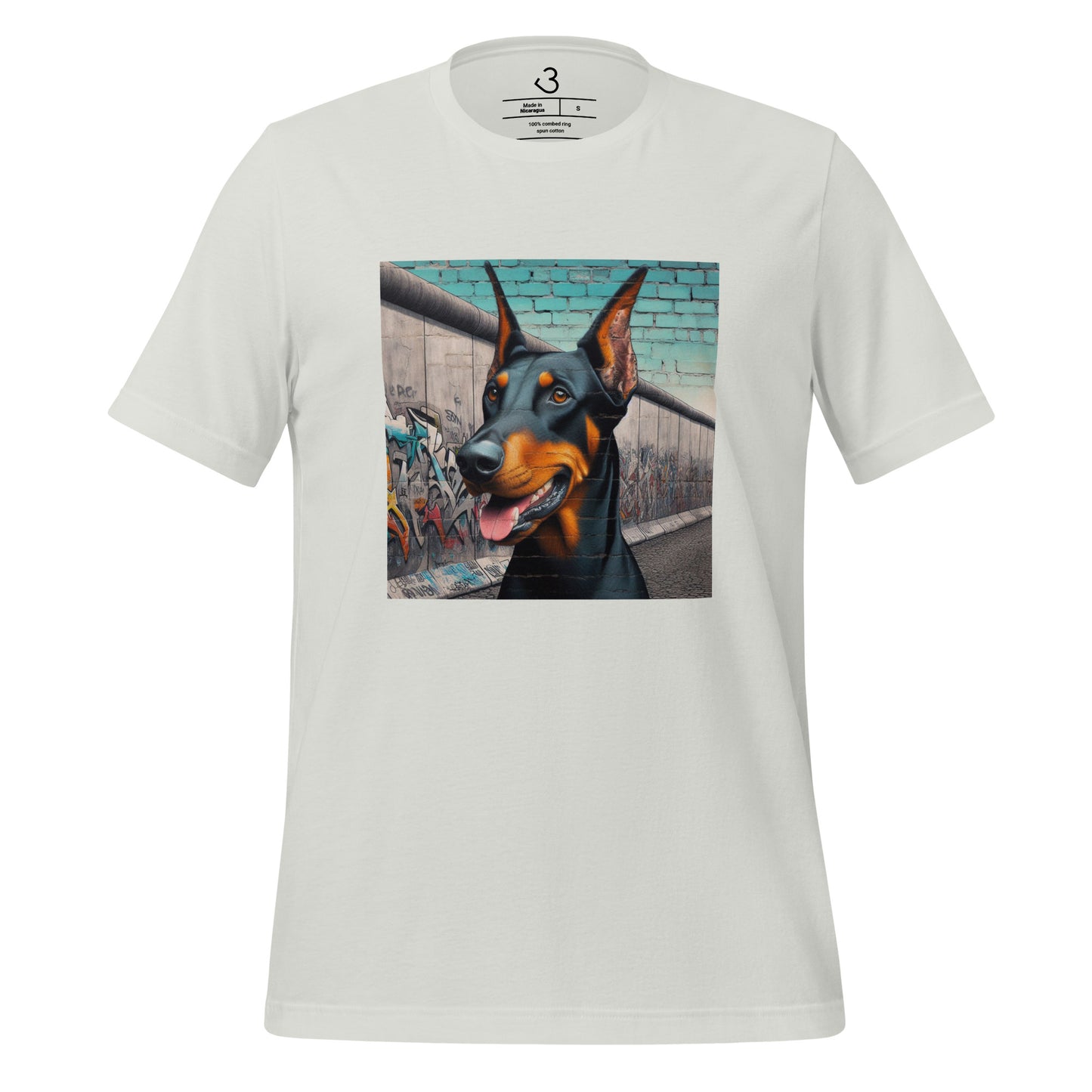 Camiseta Dóberman muro