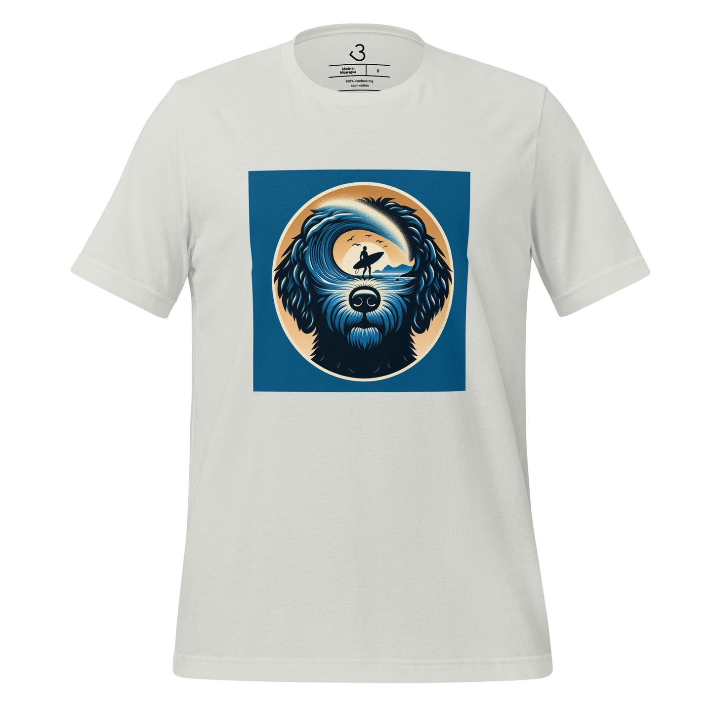 Camiseta water dog thinking surf