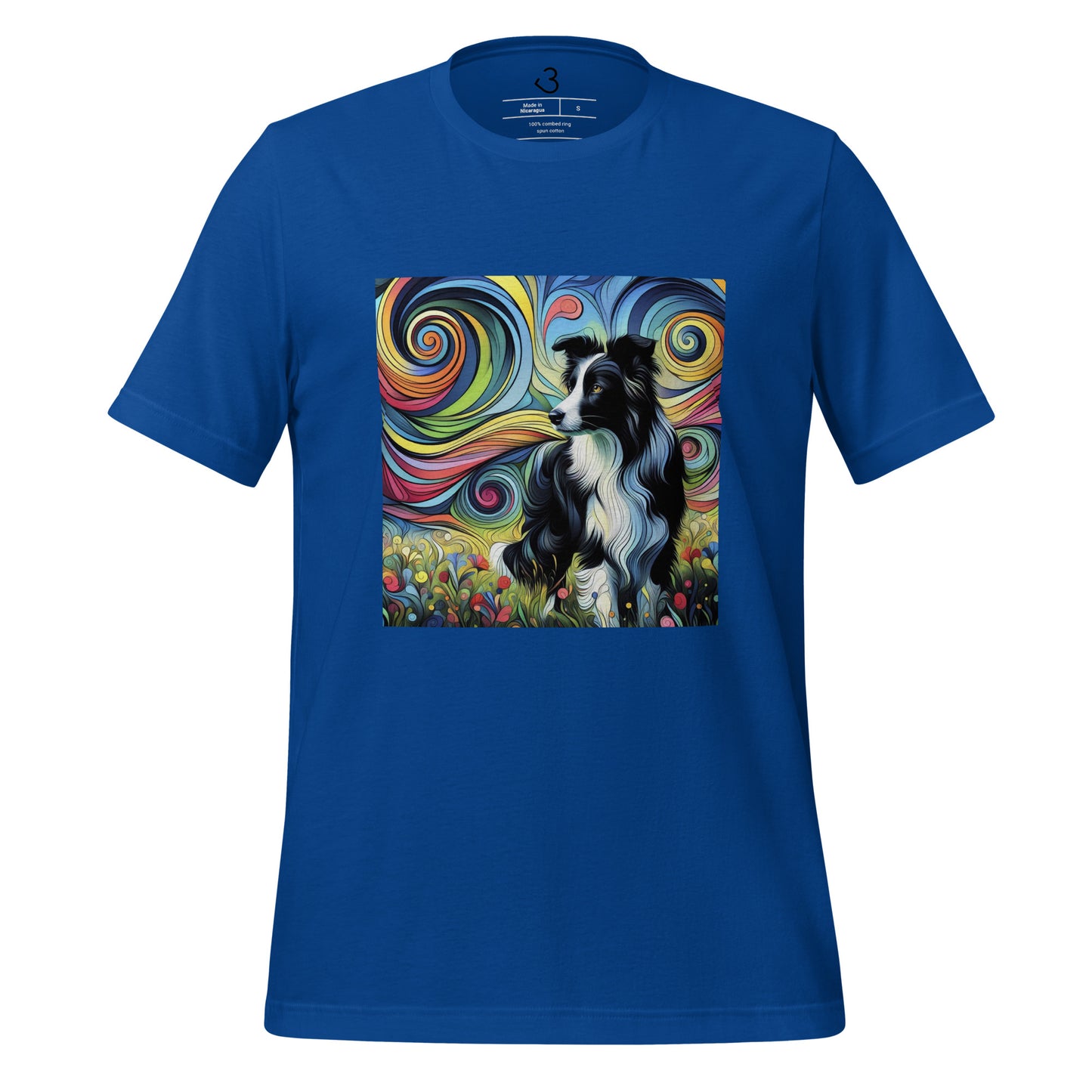 Camiseta collie artistic style