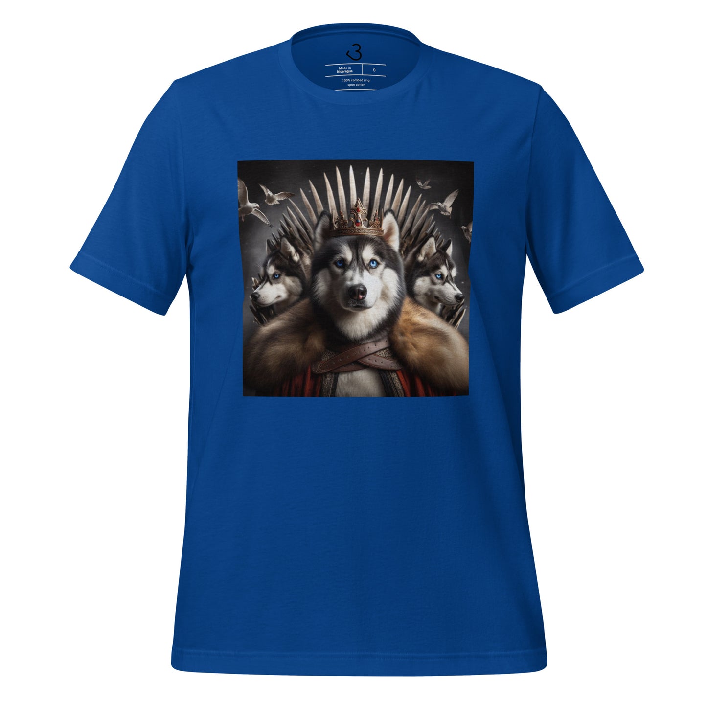 Camiseta husky trono