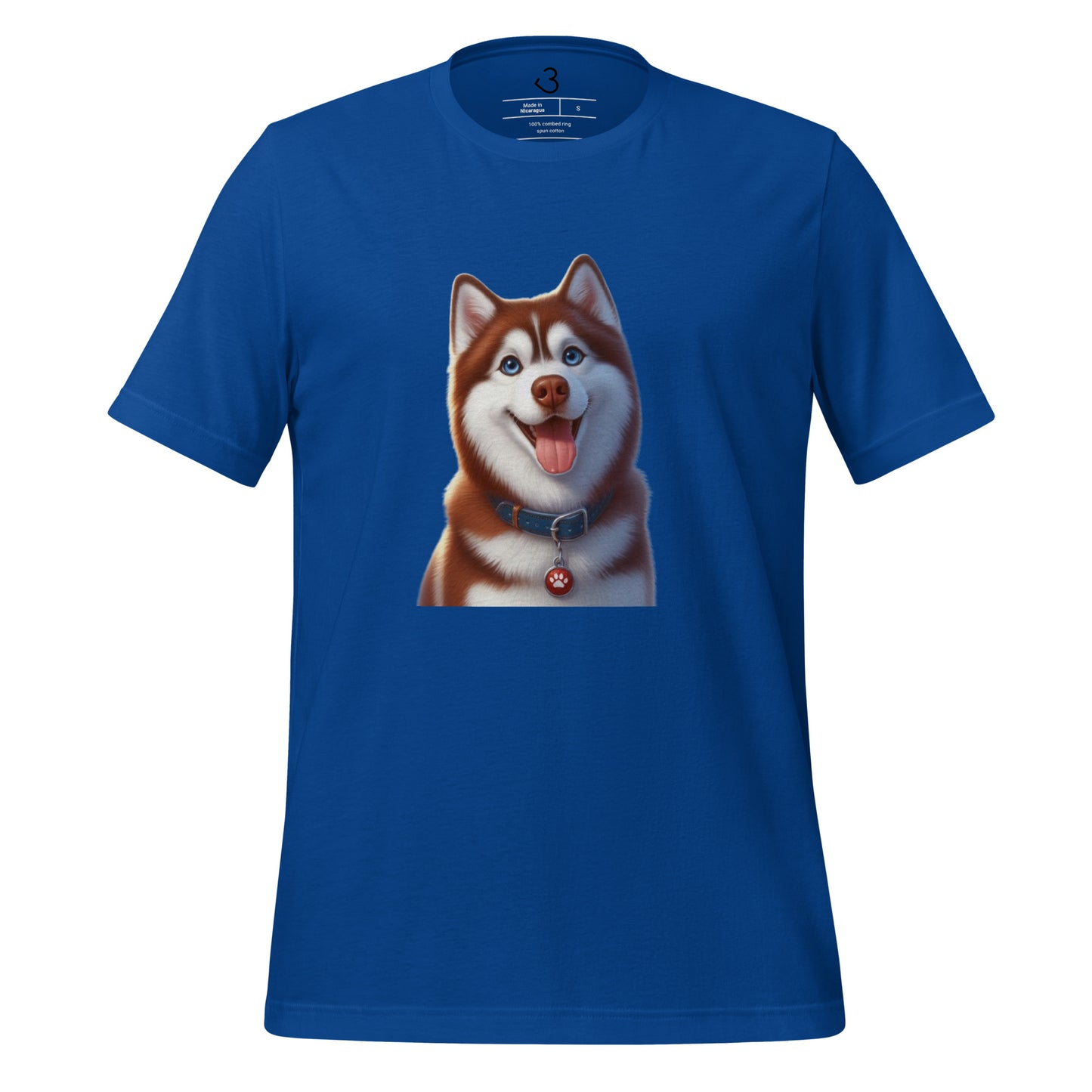 Camiseta husky happy