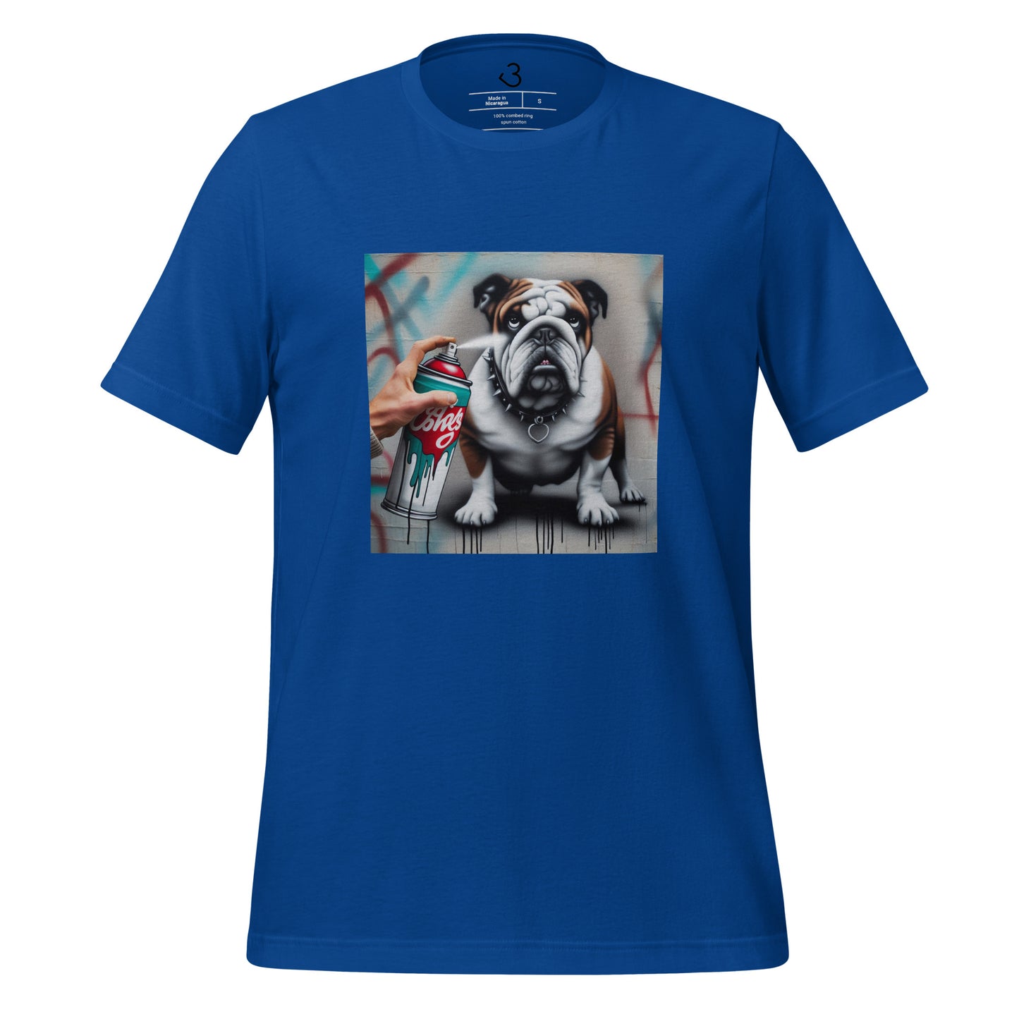 Camiseta bulldog grafitero