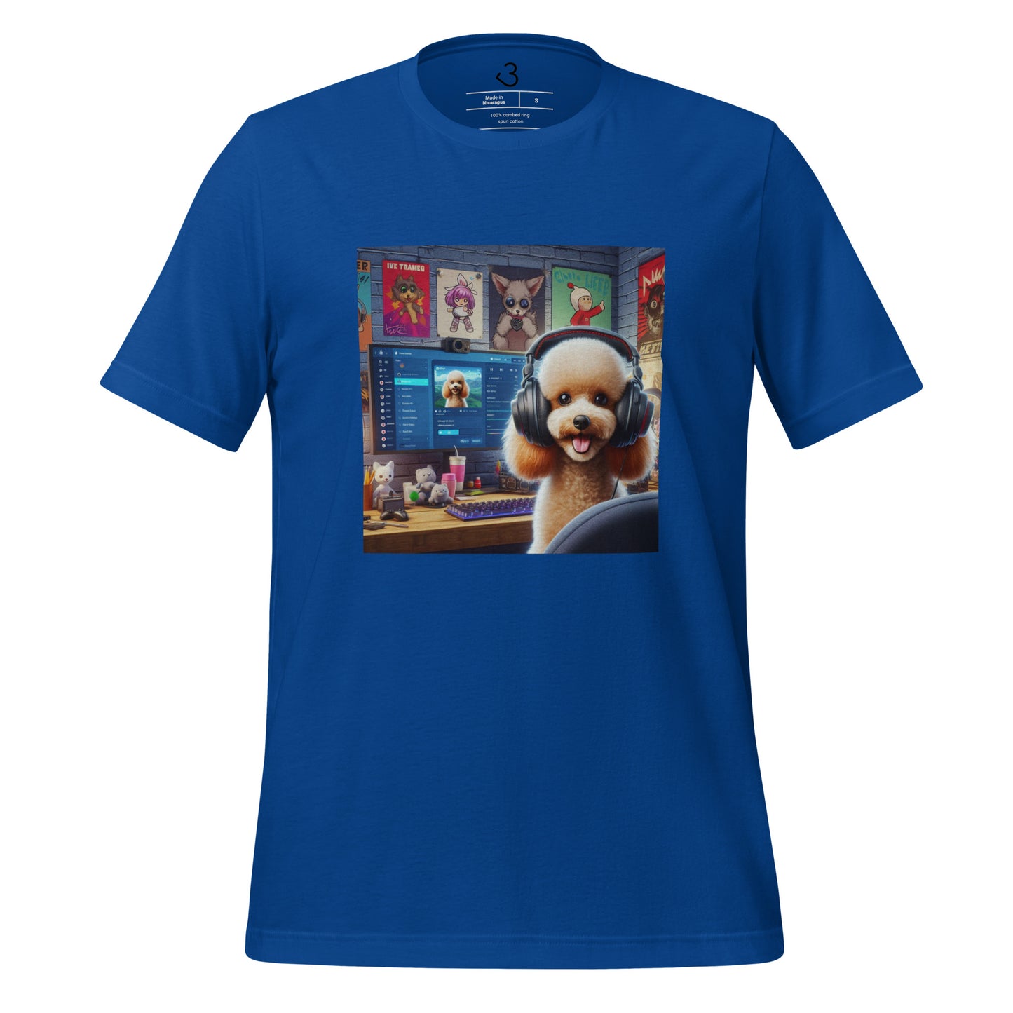 Camiseta caniche streamer