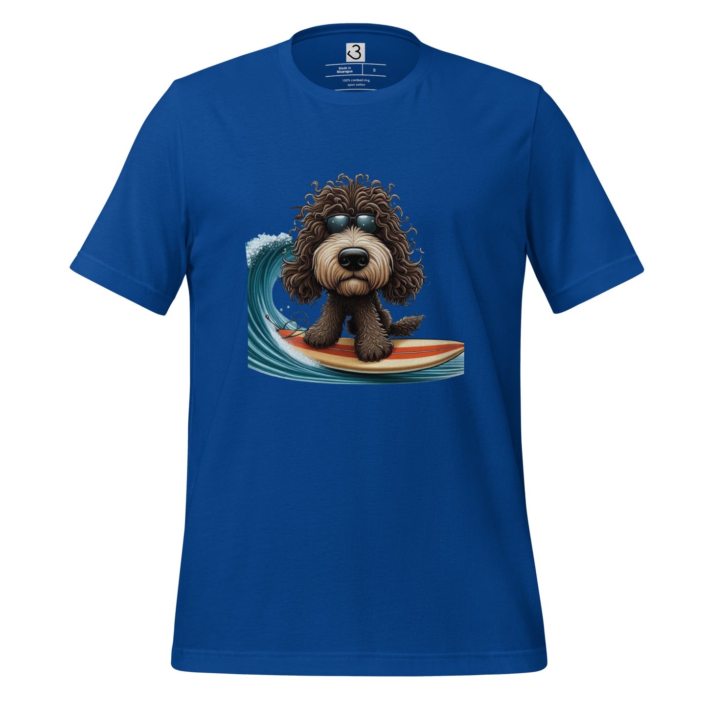 Camiseta water dog surfing