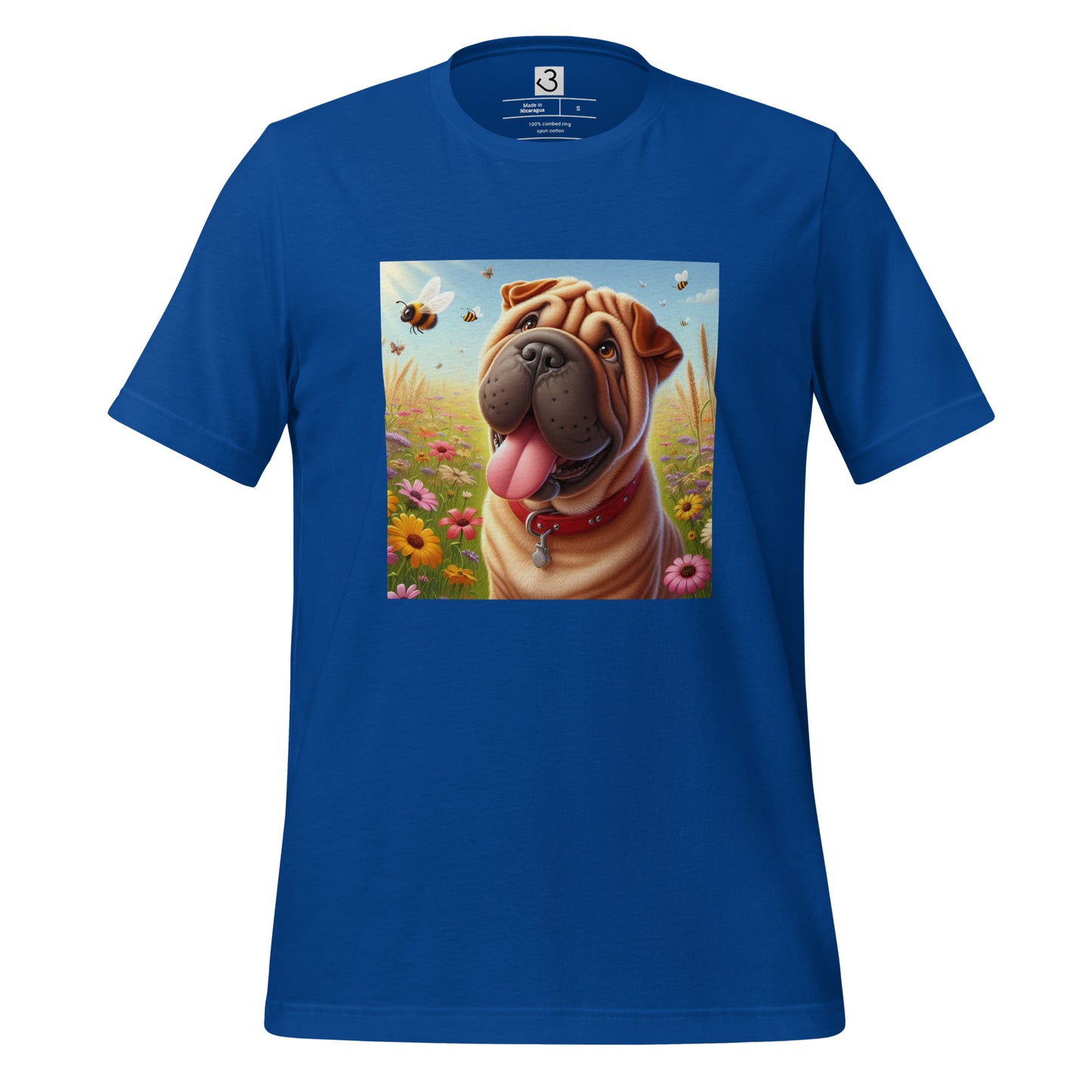 Camiseta shar pei happy