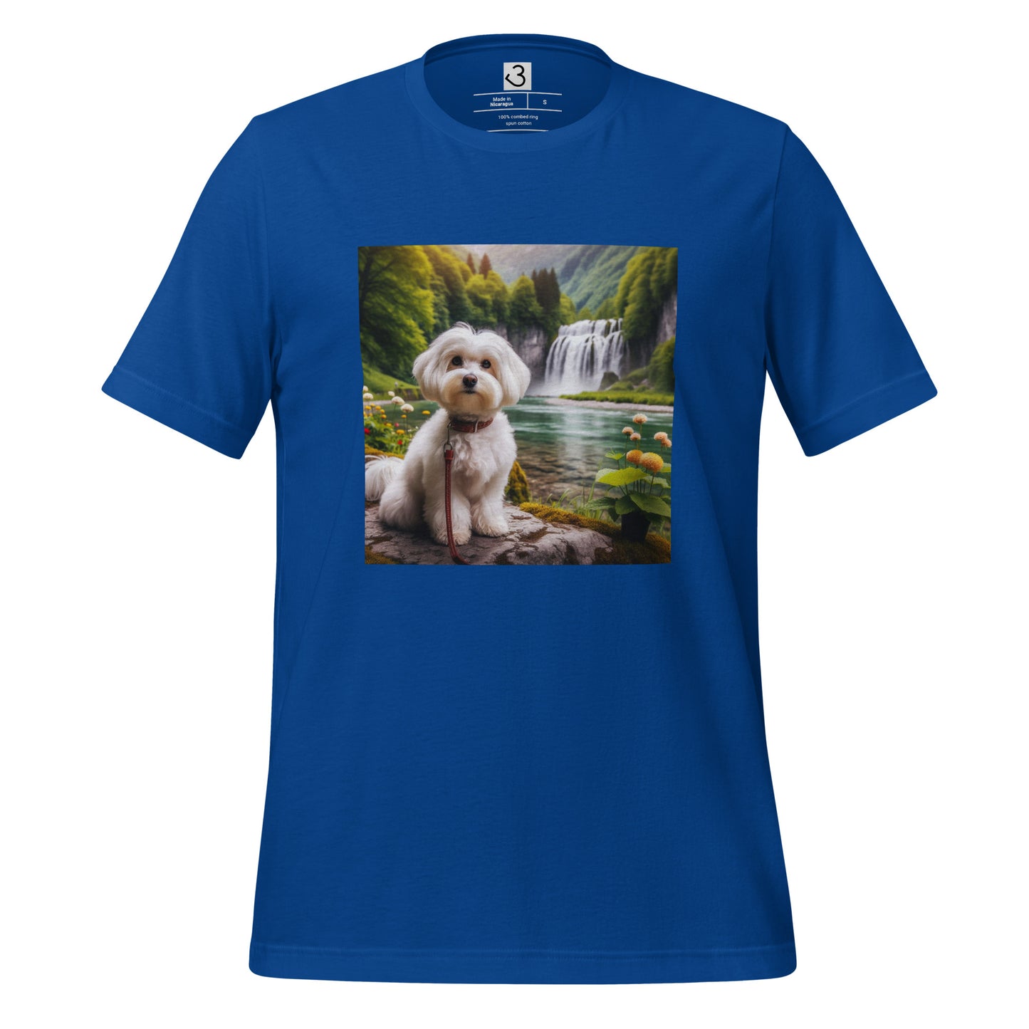 Camiseta bichón maltés nature