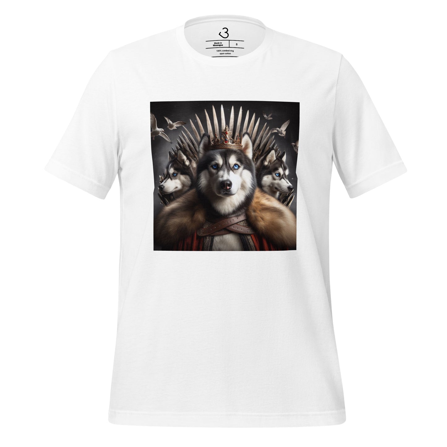 Camiseta husky trono