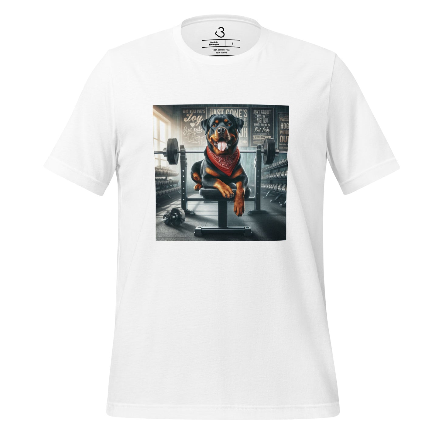 Camiseta rottweiler gym