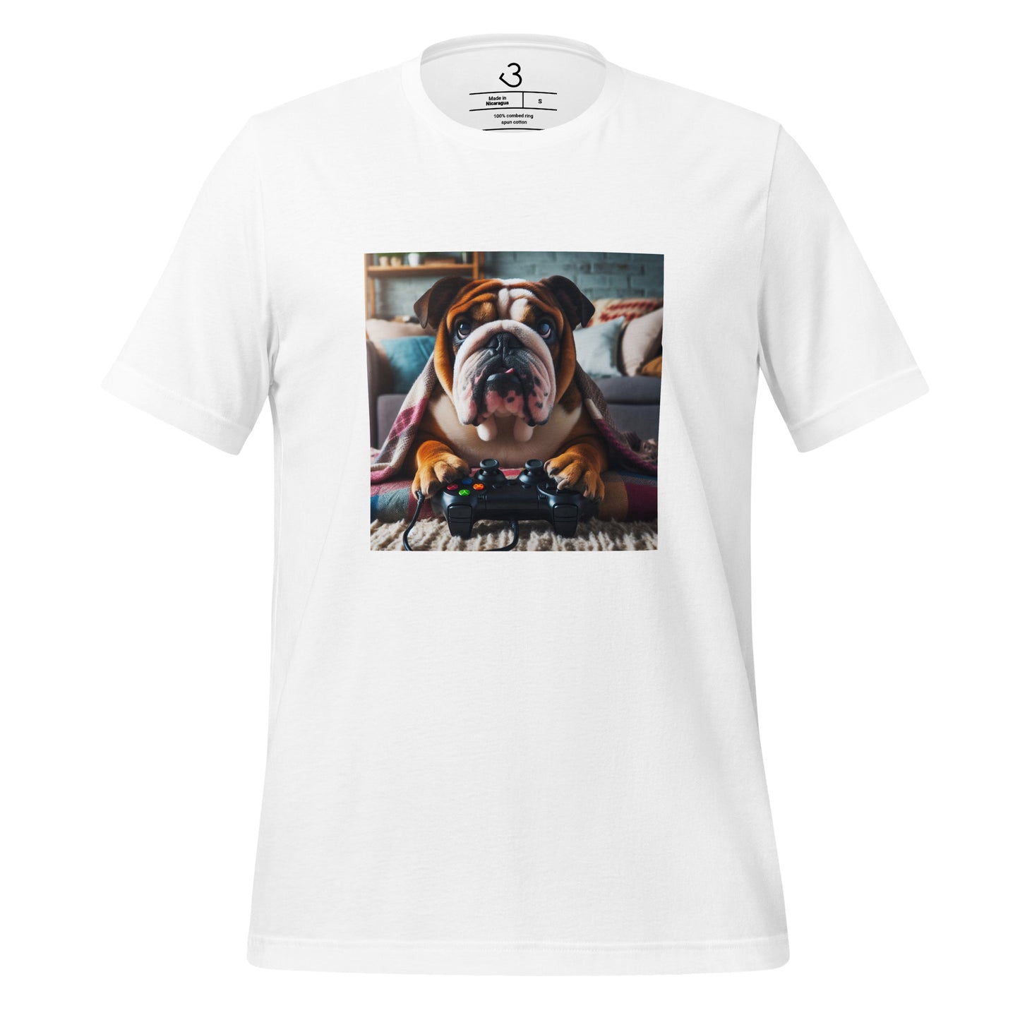 Camiseta bulldog gamer