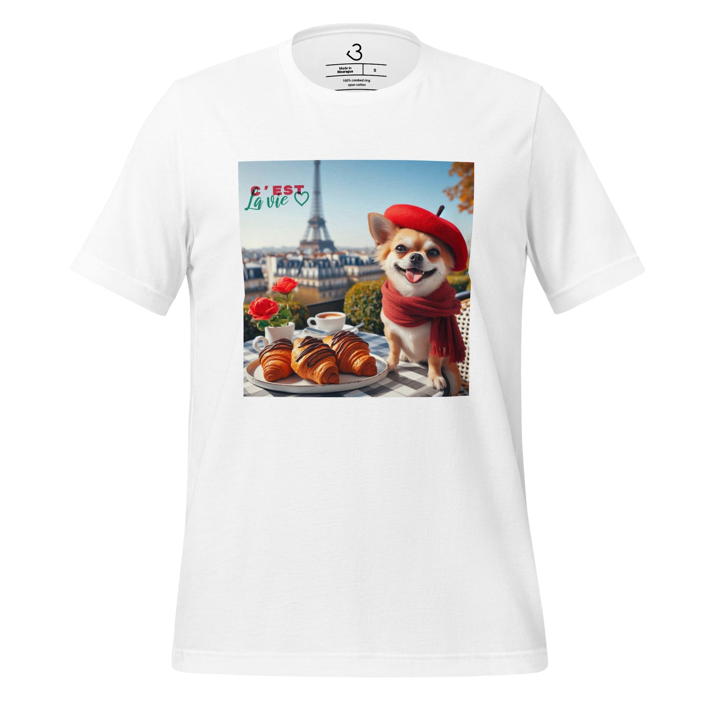 Camiseta chihuahua París