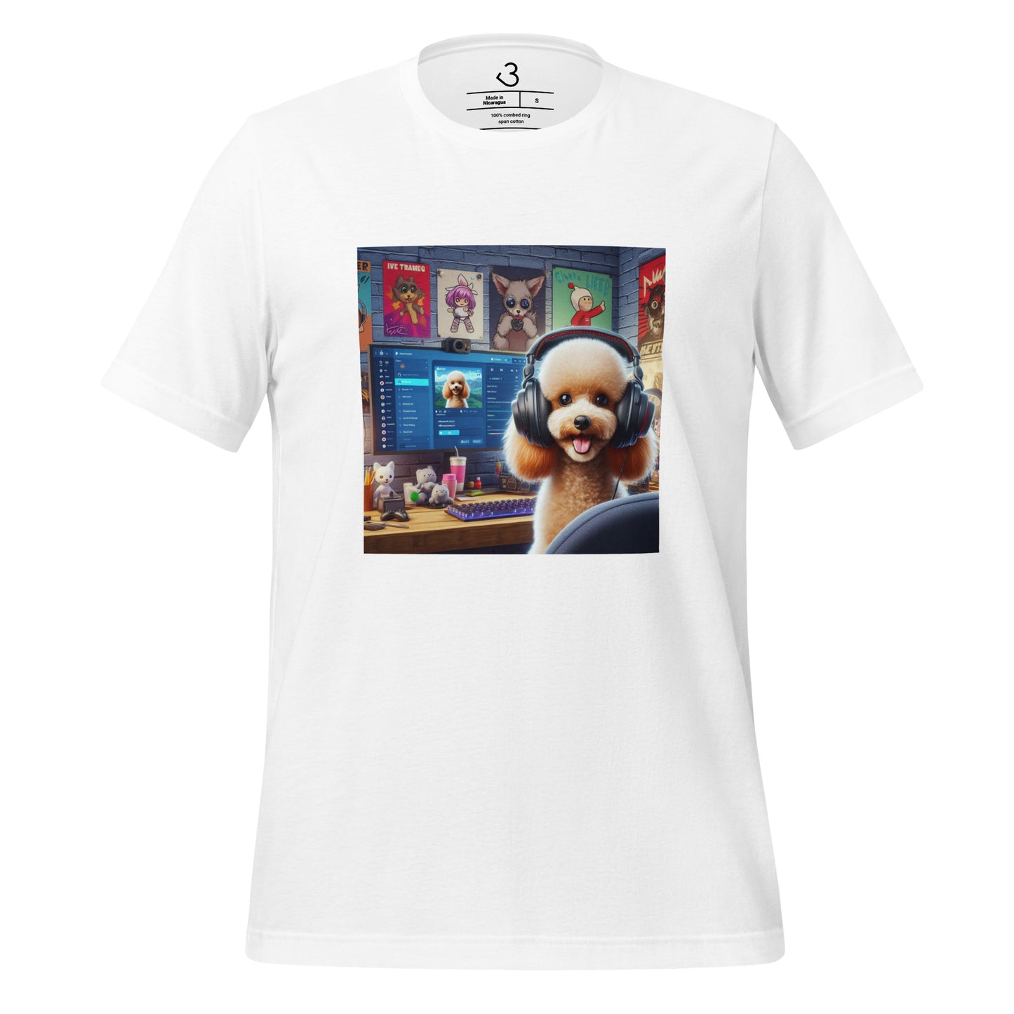 Camiseta caniche streamer